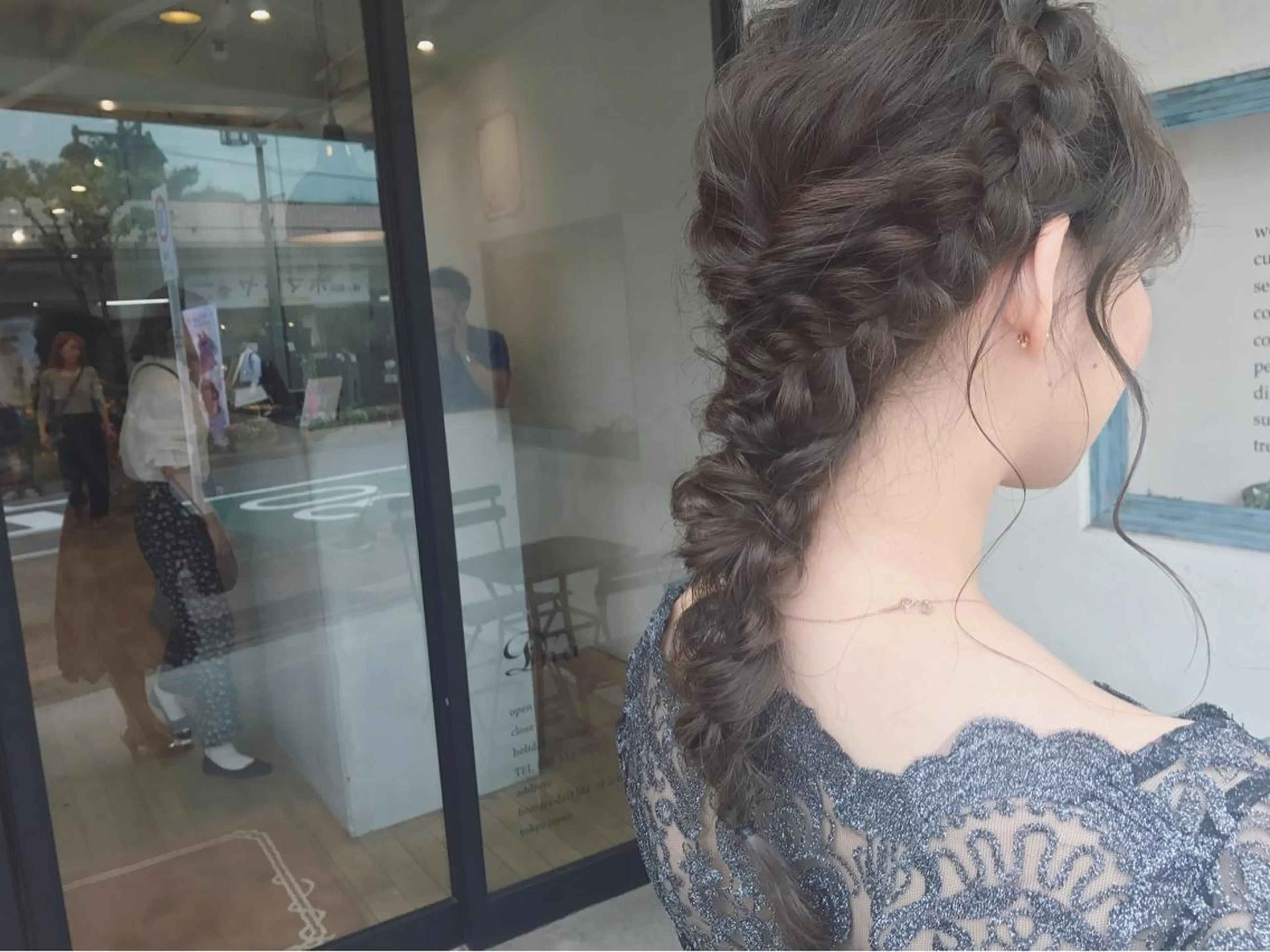 ロング オリーブ透明感カラー 表参道/MIKUのヘアスタイル