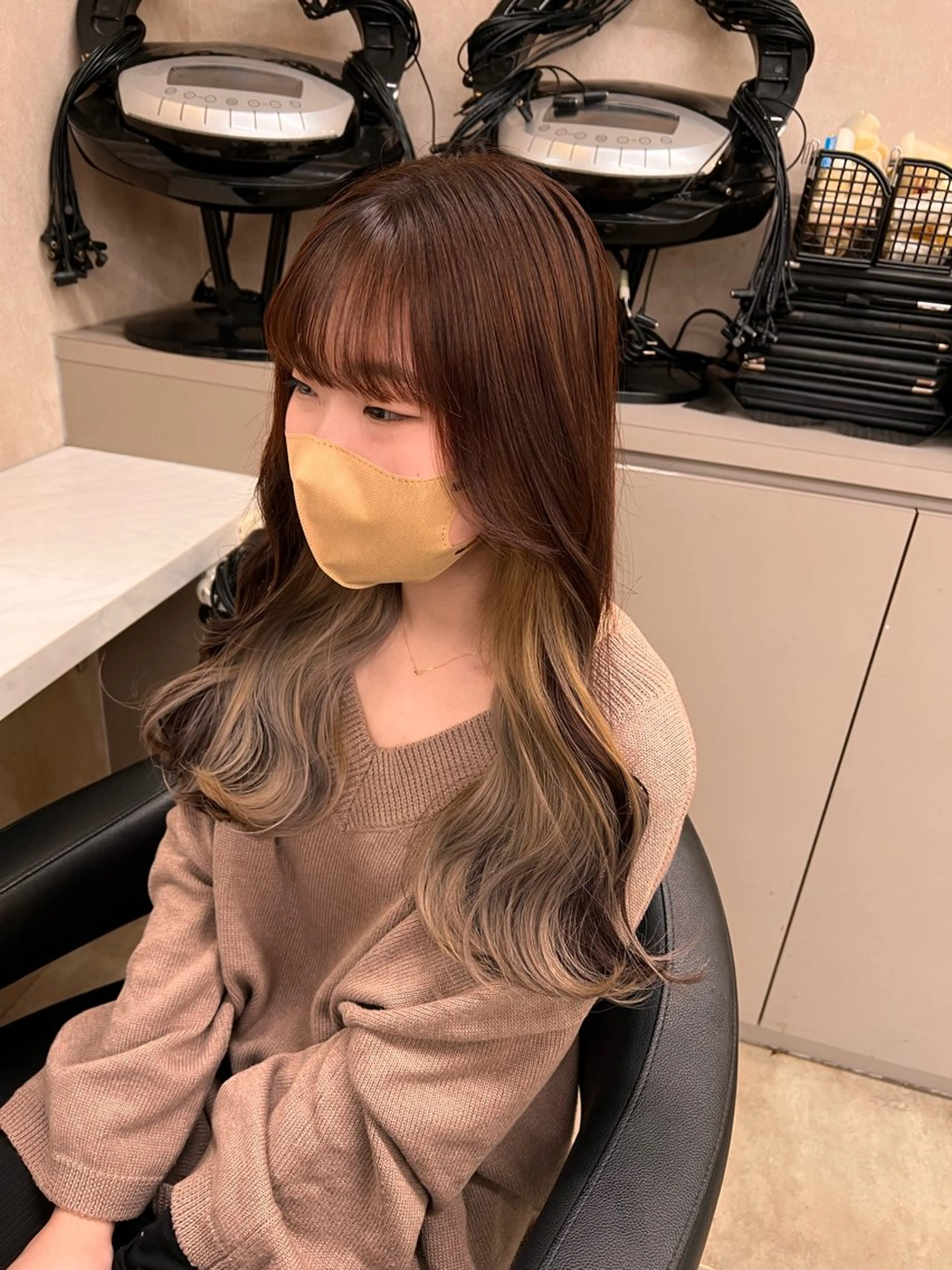 ロング カラー 💖札幌カラー 指名No.1💖玲奈のヘアスタイル