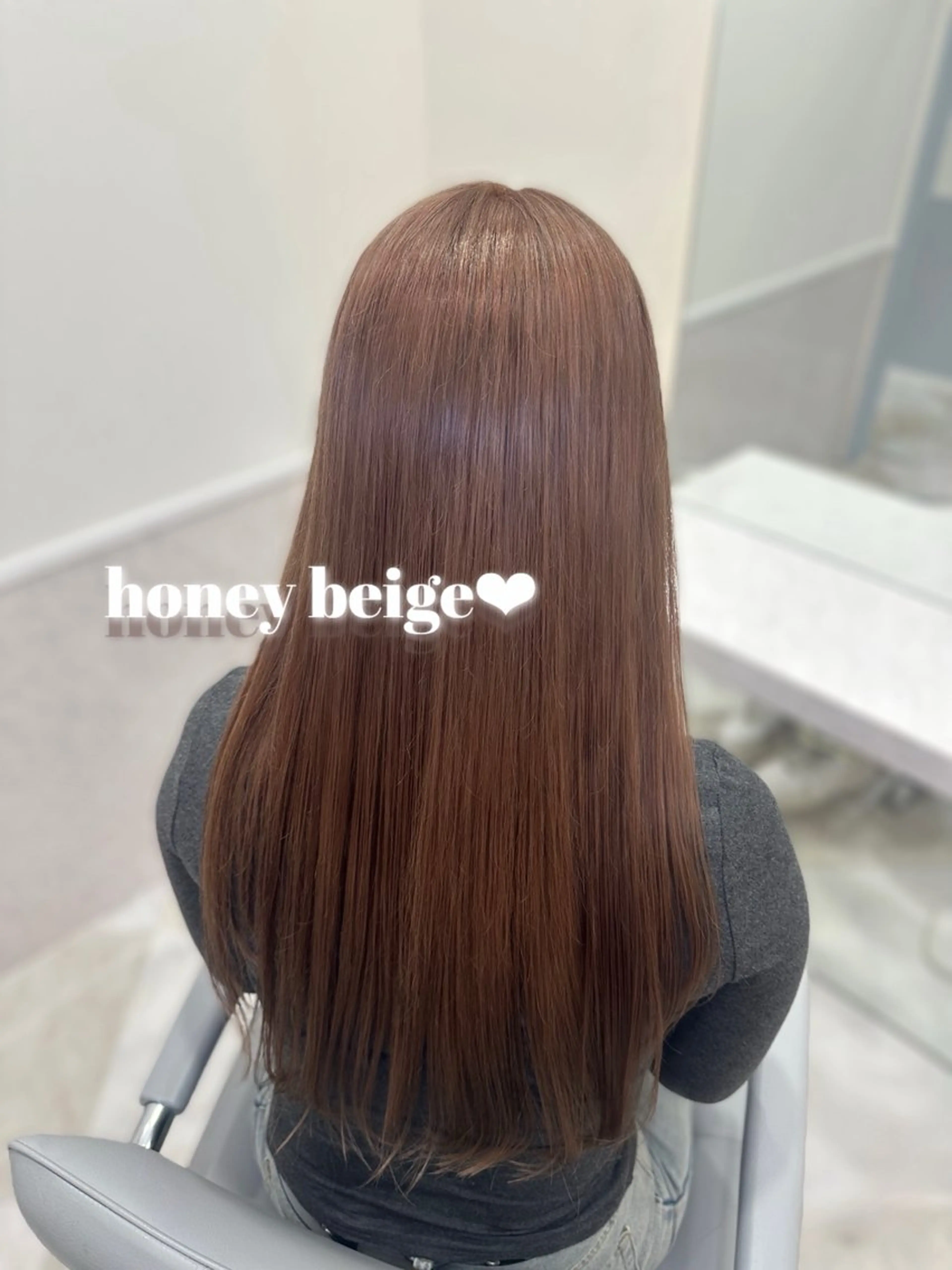 ロング カラー ヘアカラー トリートメント 🎀ちゃんりお🎀 /ブリーチなしカラーのヘアスタイル