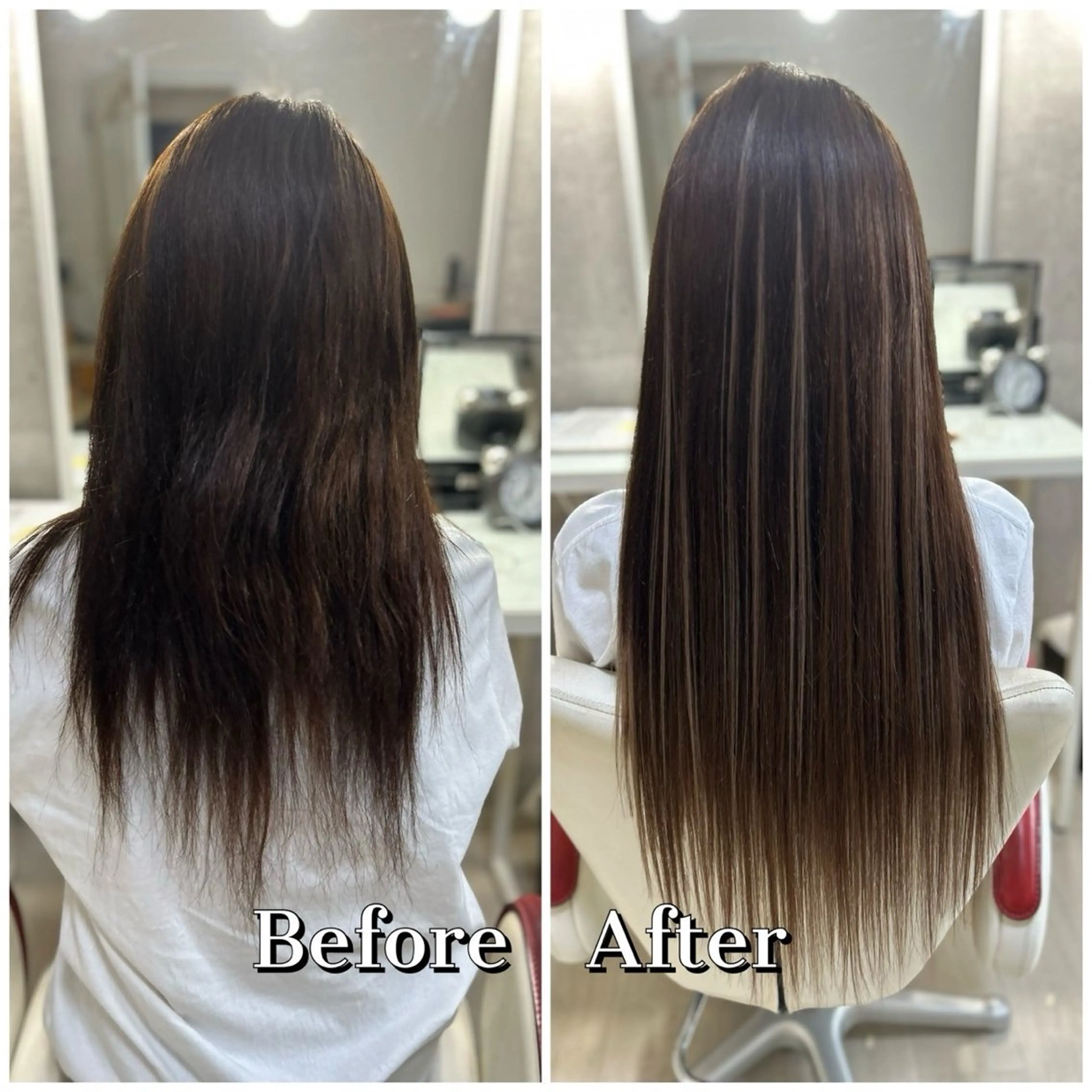 ロング ハイライト エクステ 🫧ドレスアップ 南草津店🫧のヘアスタイル