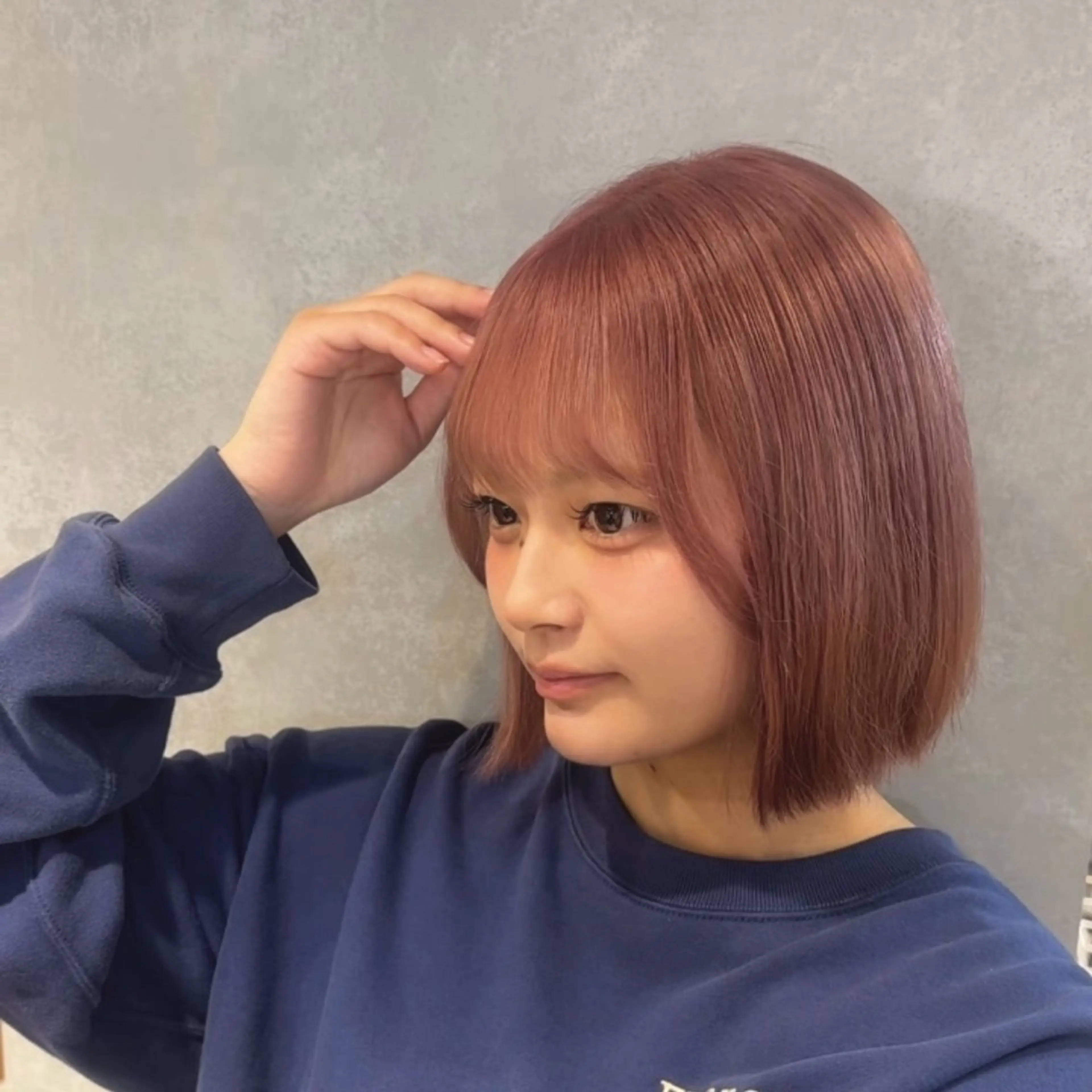 ミディアム カラー カット ヘアカラー トリートメント 🌈山口摩七斗 /レイヤー/ブリーチのヘアスタイル