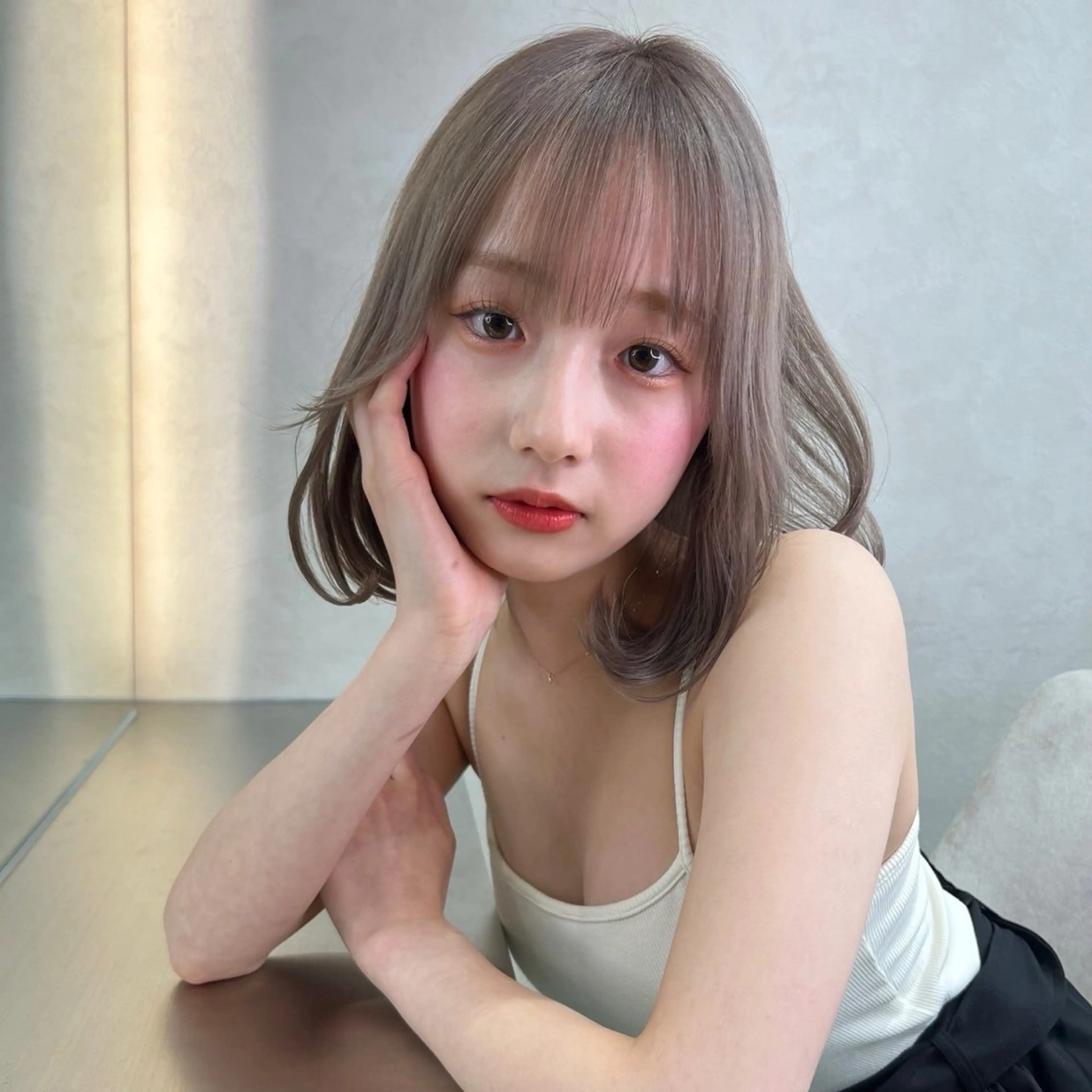 ミディアム ボブ カット トリートメント ハルナ / 韓国ヘア♪のヘアスタイル