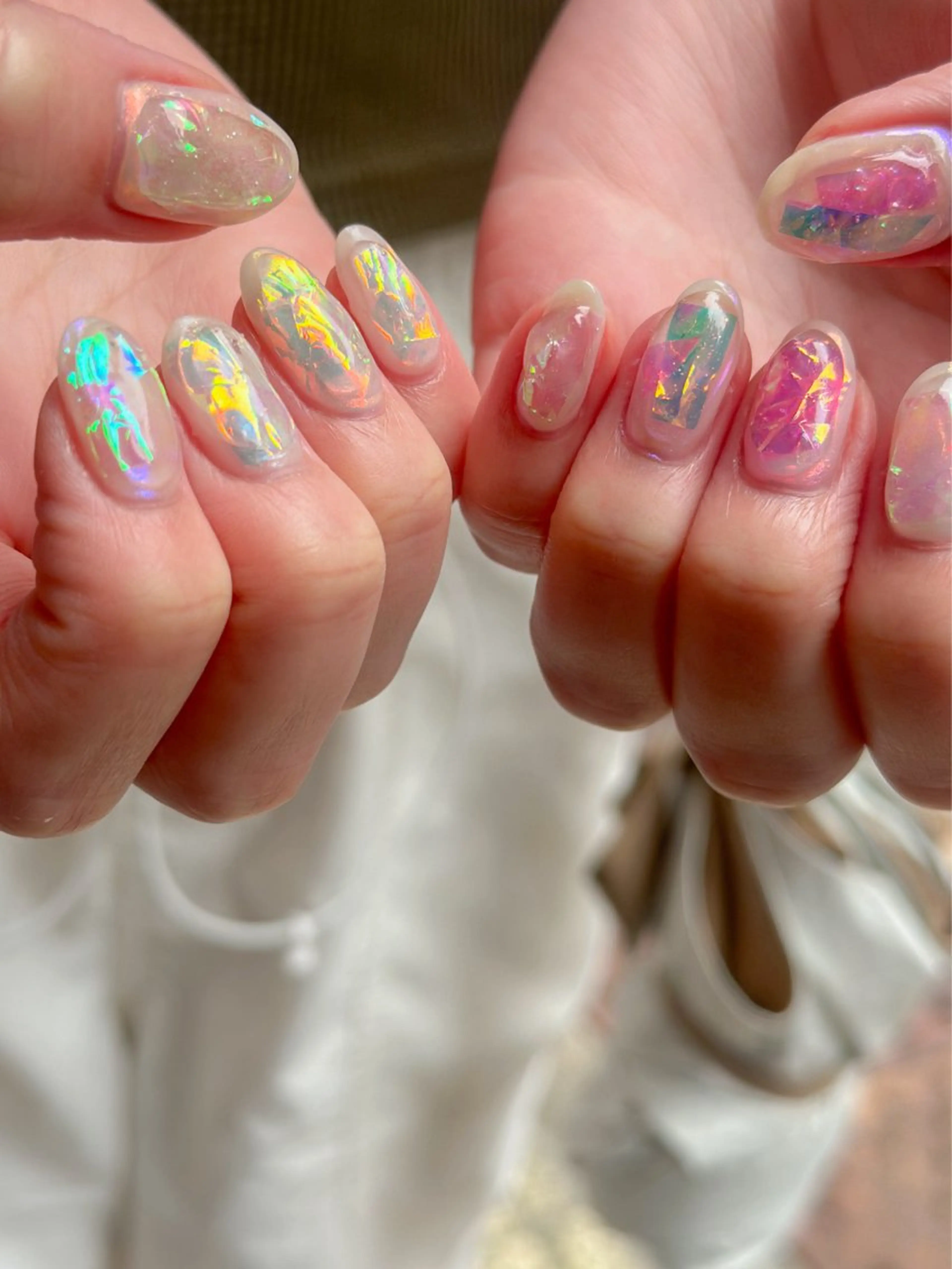 ネイル 氷ネイル・うるうるネイル Lira nailのネイルデザイン