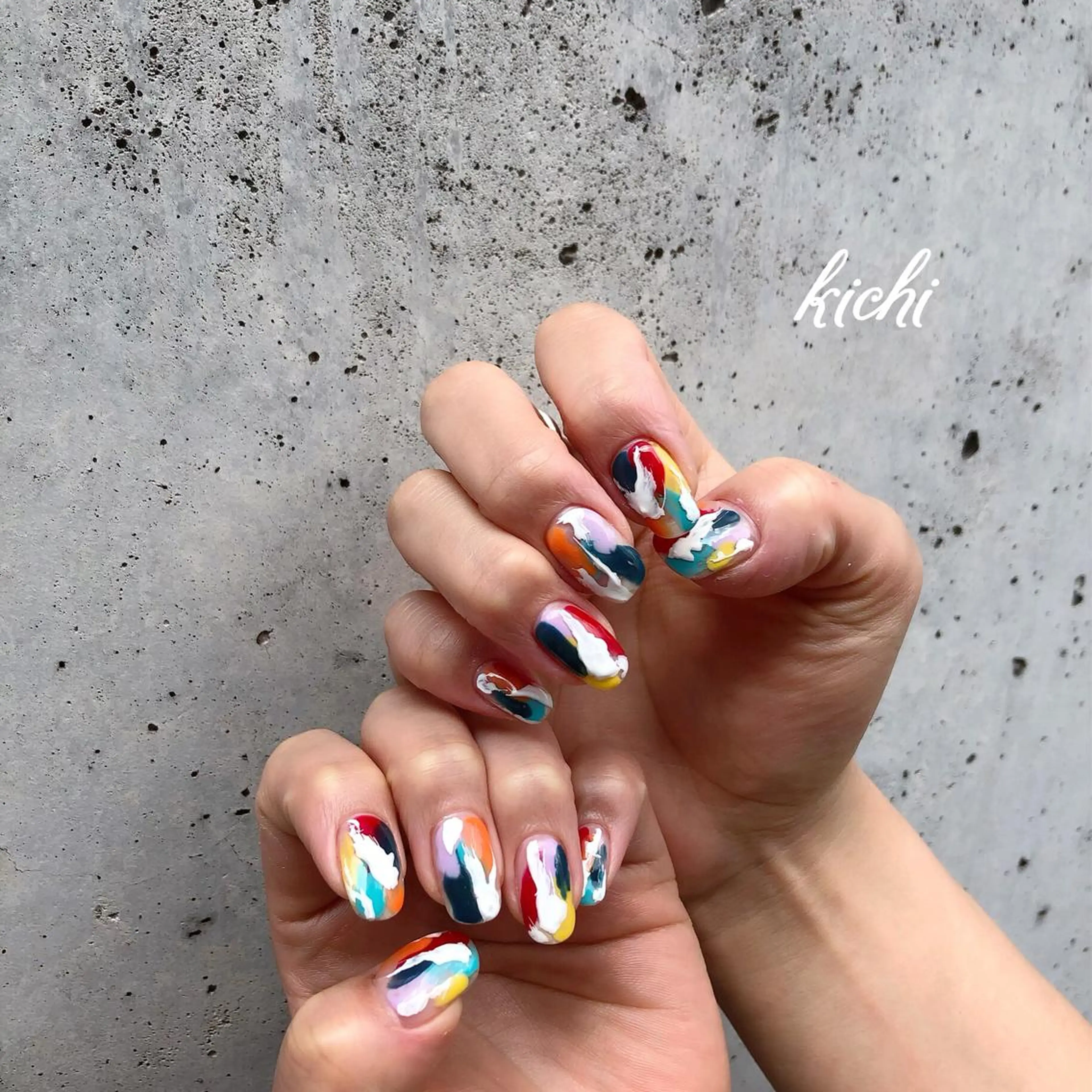 ネイル kichi･: *のネイルデザイン