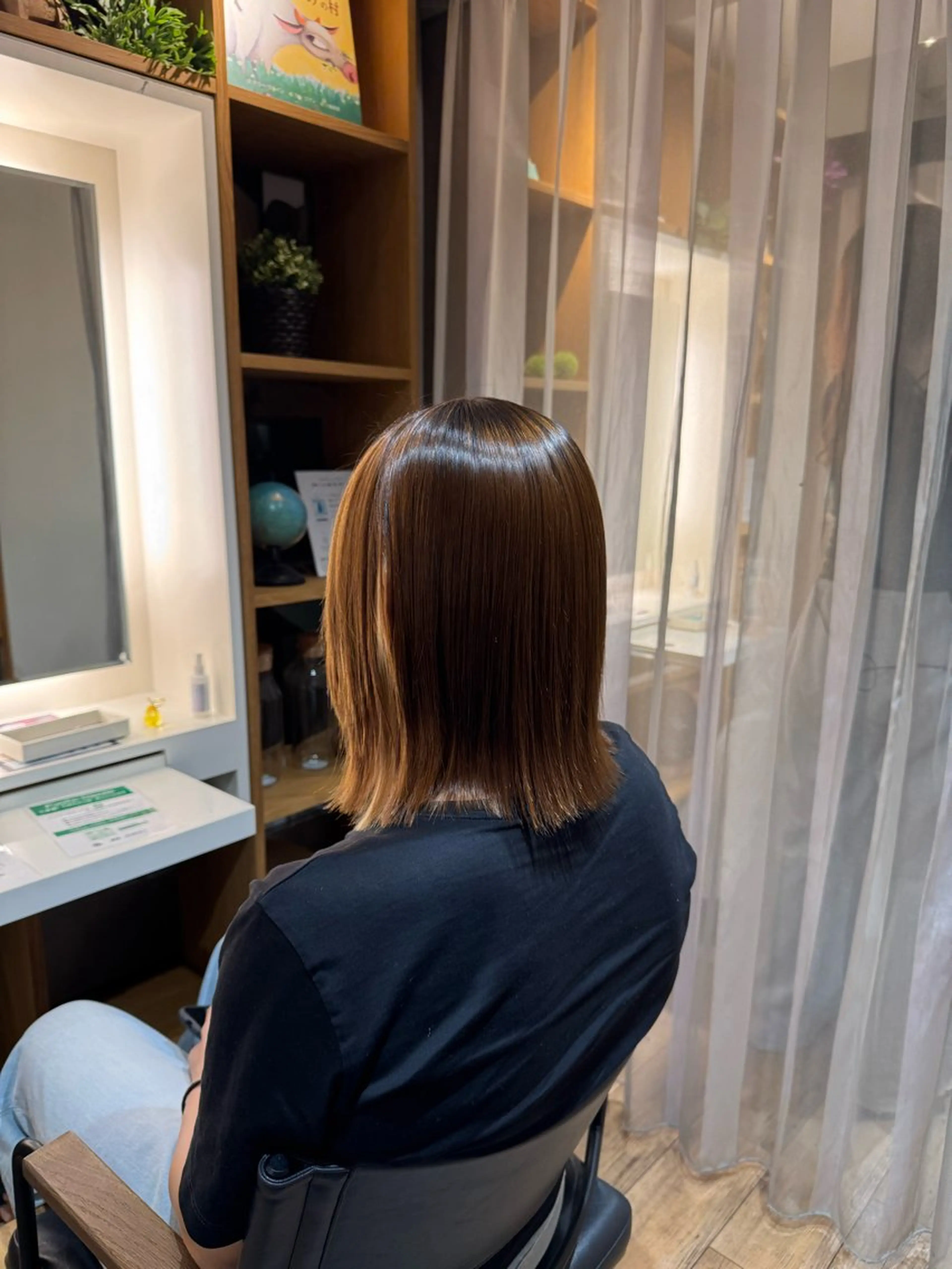 ミディアム ヘアカラー トリートメント 美髪/髪質改善 川口凌弥のヘアスタイル