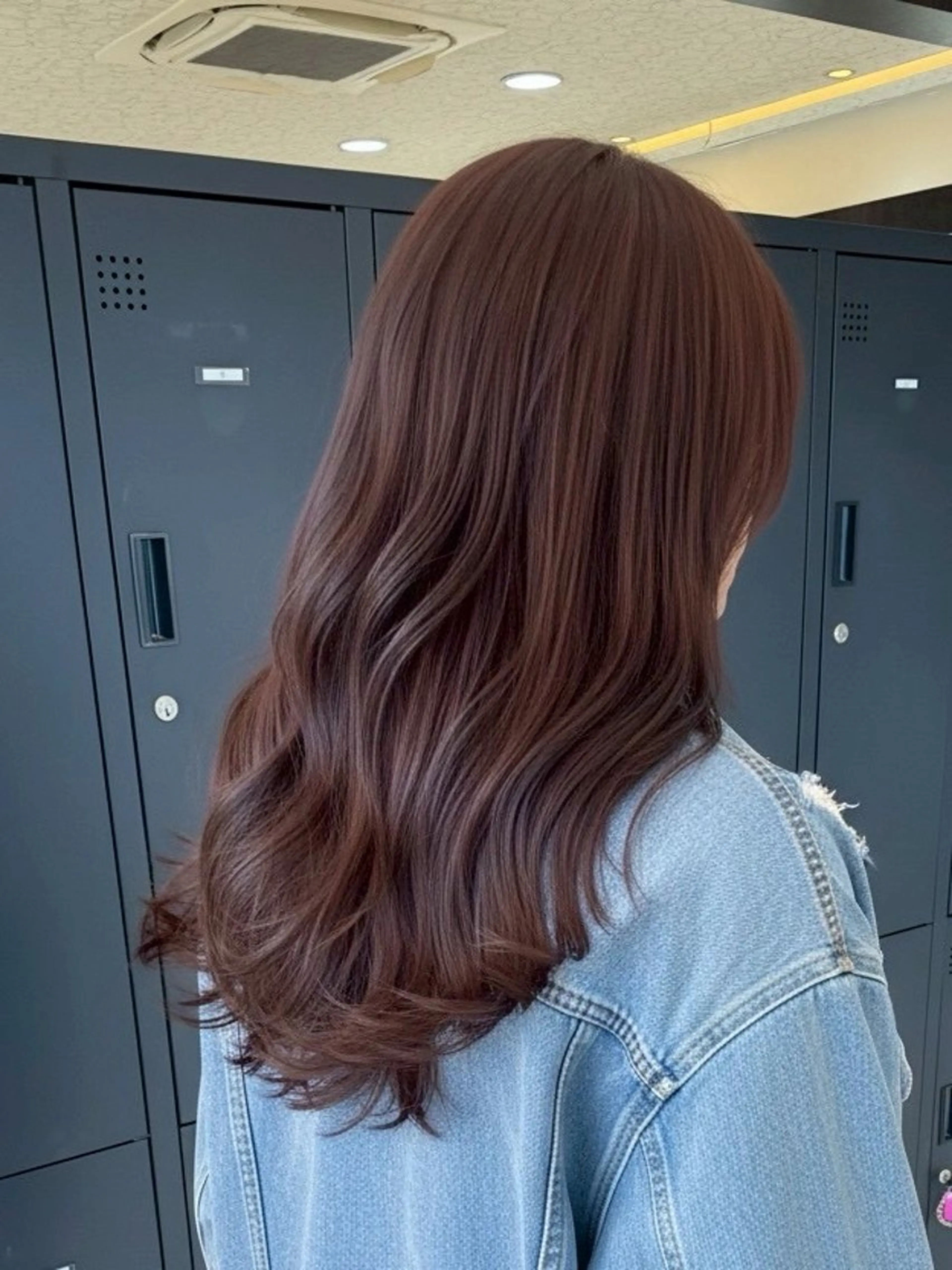 ロング カラー MOKA🌼 淵野辺デザインカラーのヘアスタイル