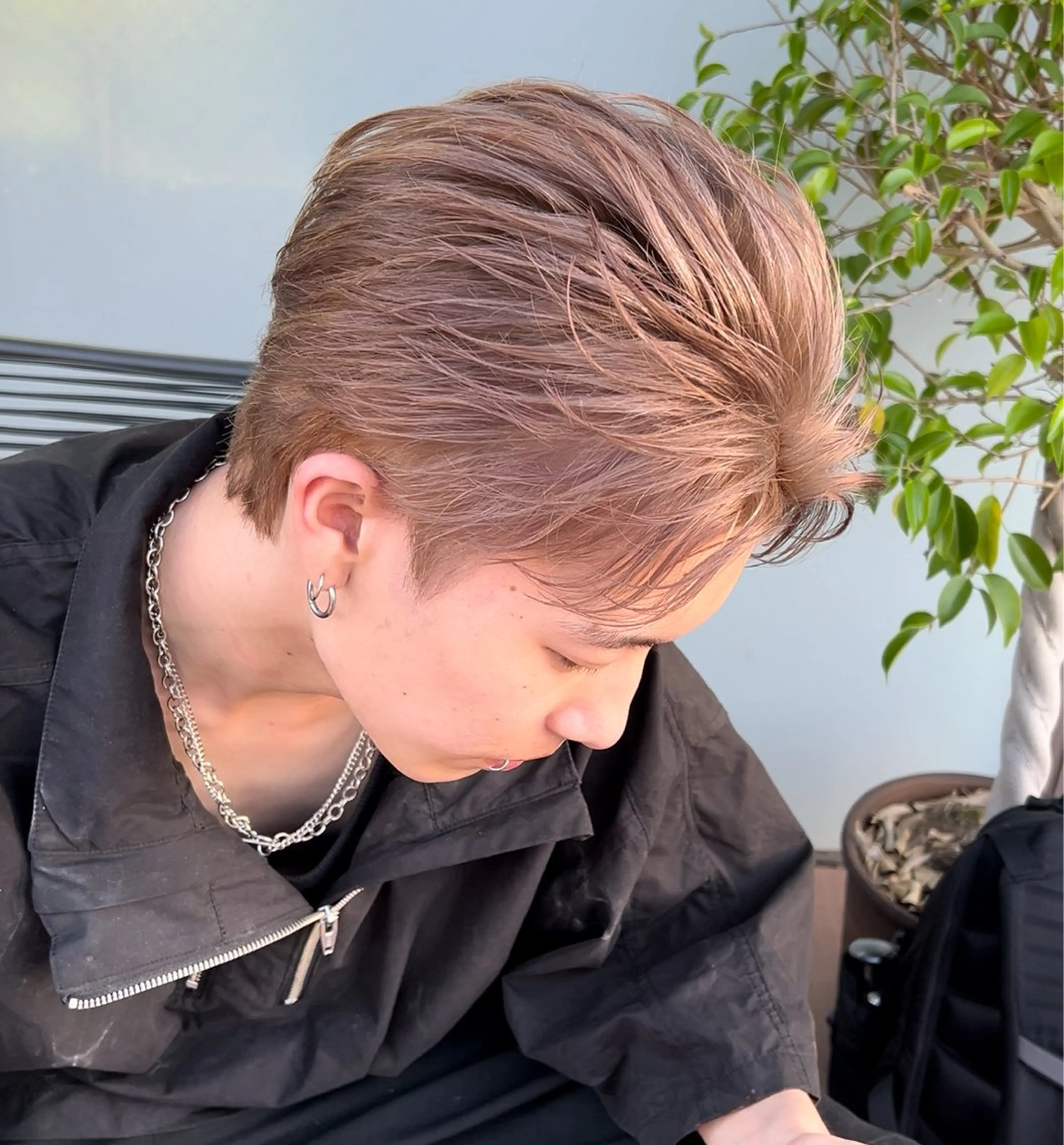 カラー メンズ カルマパーマ メンズ韓国風 メンズパーマ 【メンズ特化⚡️】 曲がる矯正/千原涼麻のヘアスタイル