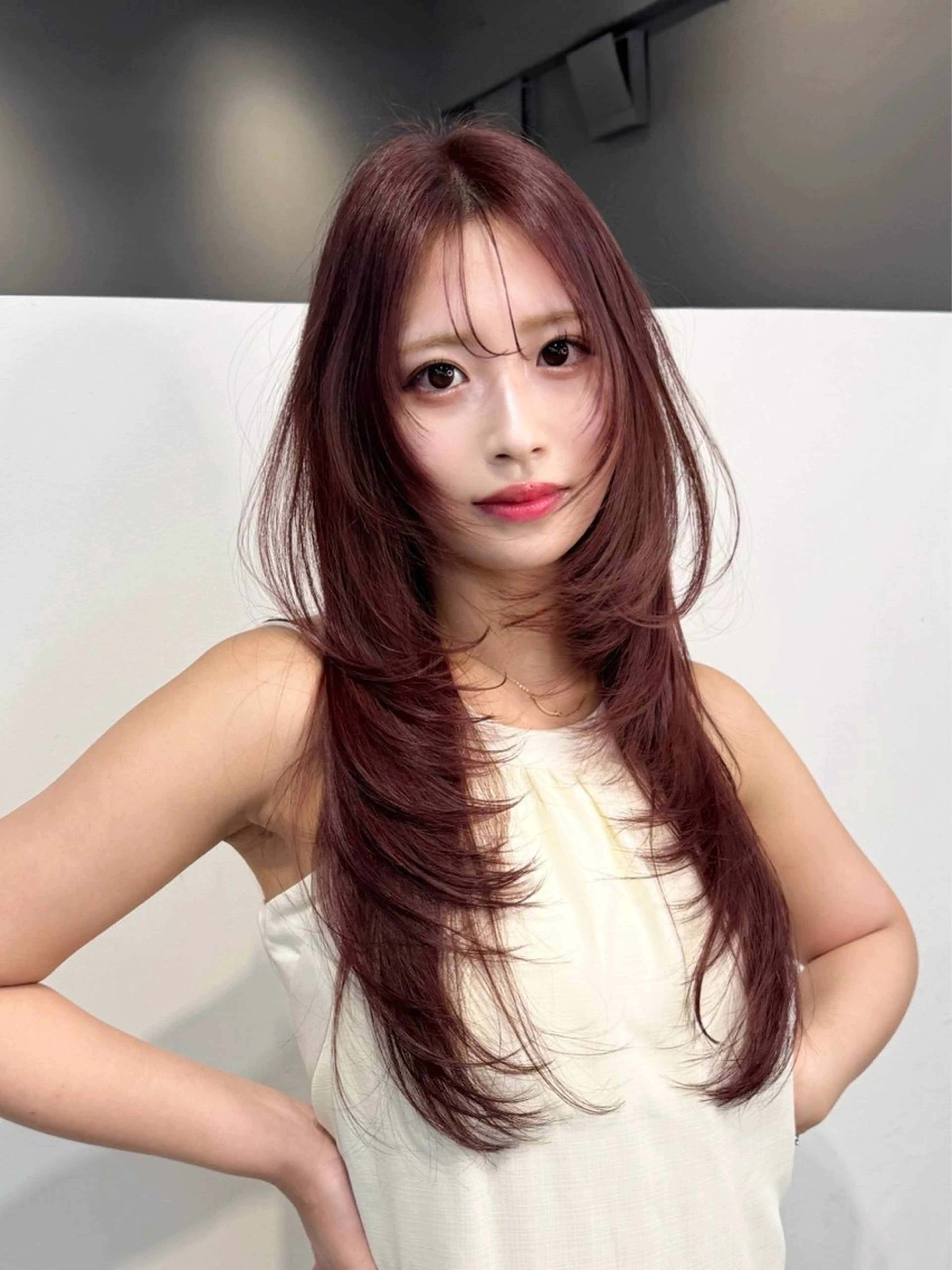 ロング カラー カット ヘアカラー トリートメント 🦋韓国系指名No1 店長/圓山 祐也🦋のヘアスタイル