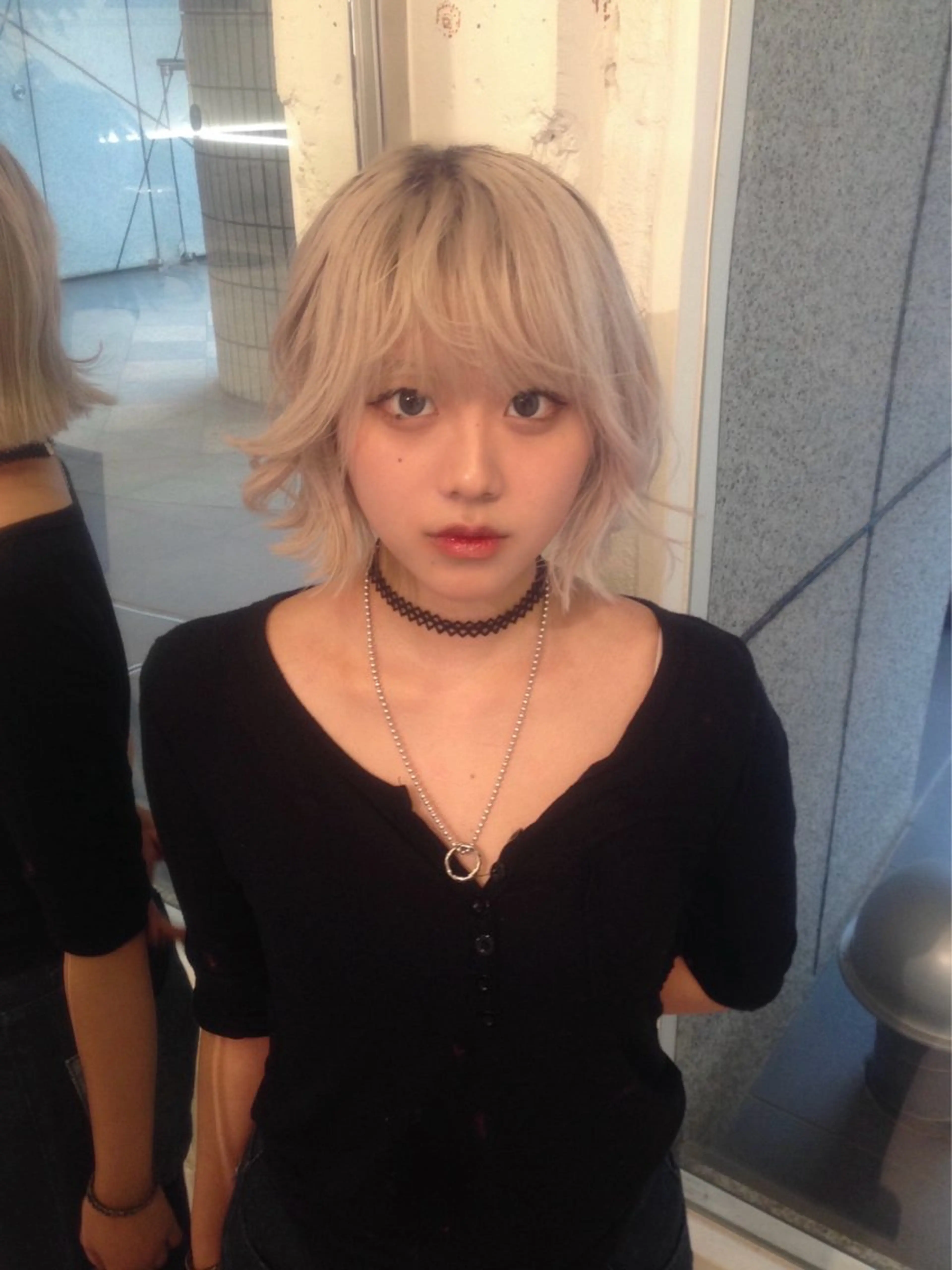 ショート カラー ハイトーンカラー ボブ RiSA ★のヘアスタイル