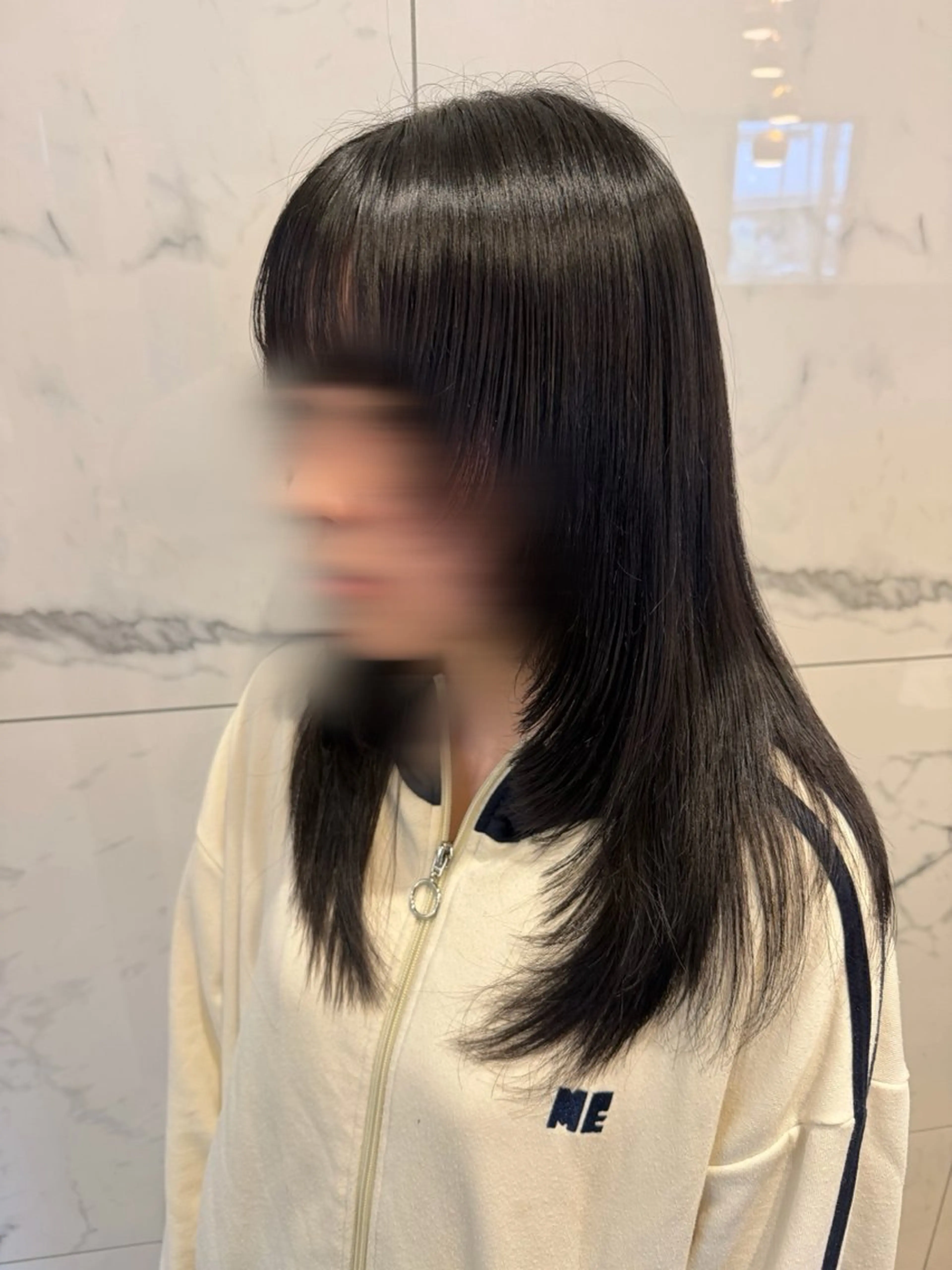 ロング ハイレイヤー レイヤーカット カット 木村 綺音のヘアスタイル