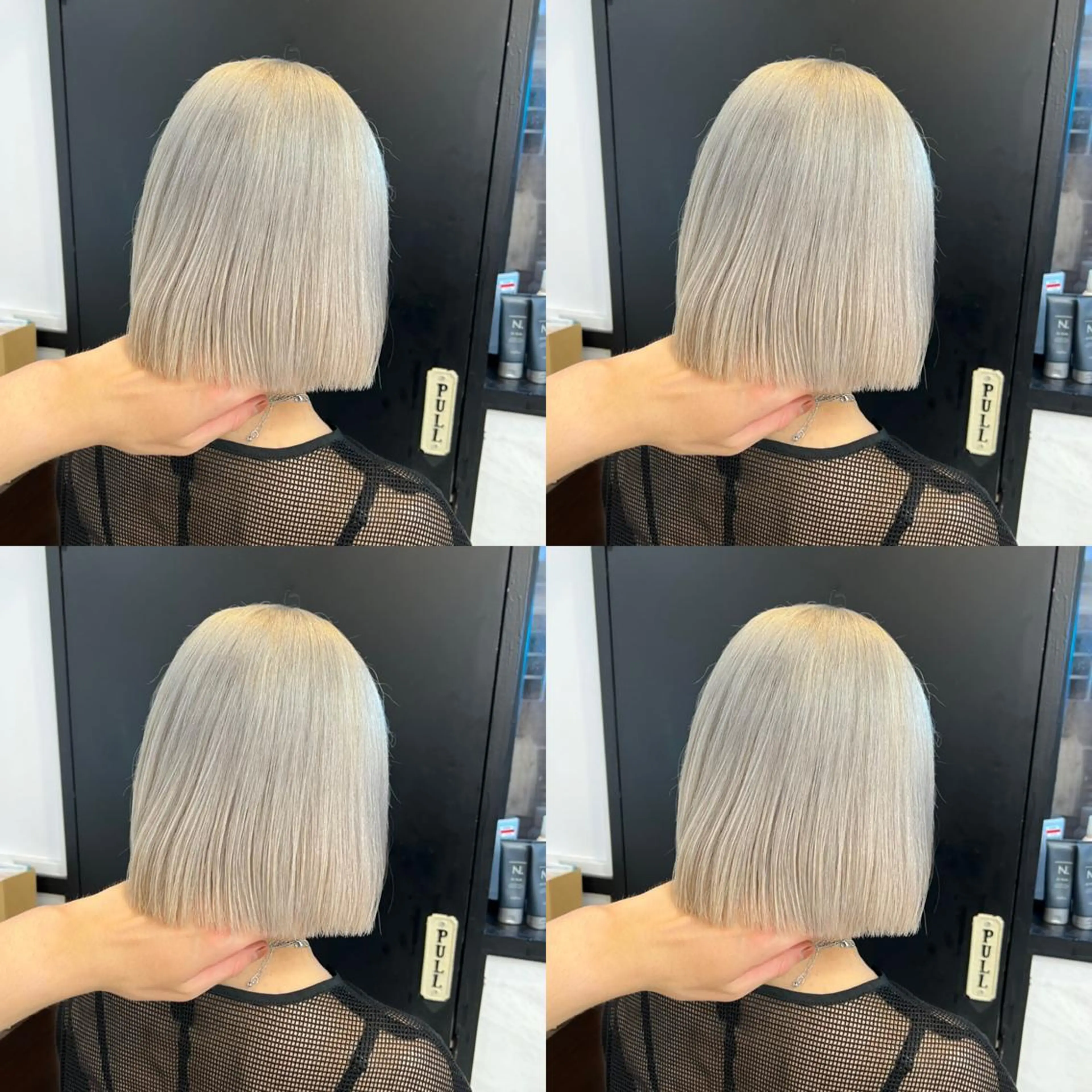 ショート カラー ヘアカラー トリートメント ✨縮毛矯正✖︎顔周り レイヤー✨ナカムラのヘアスタイル