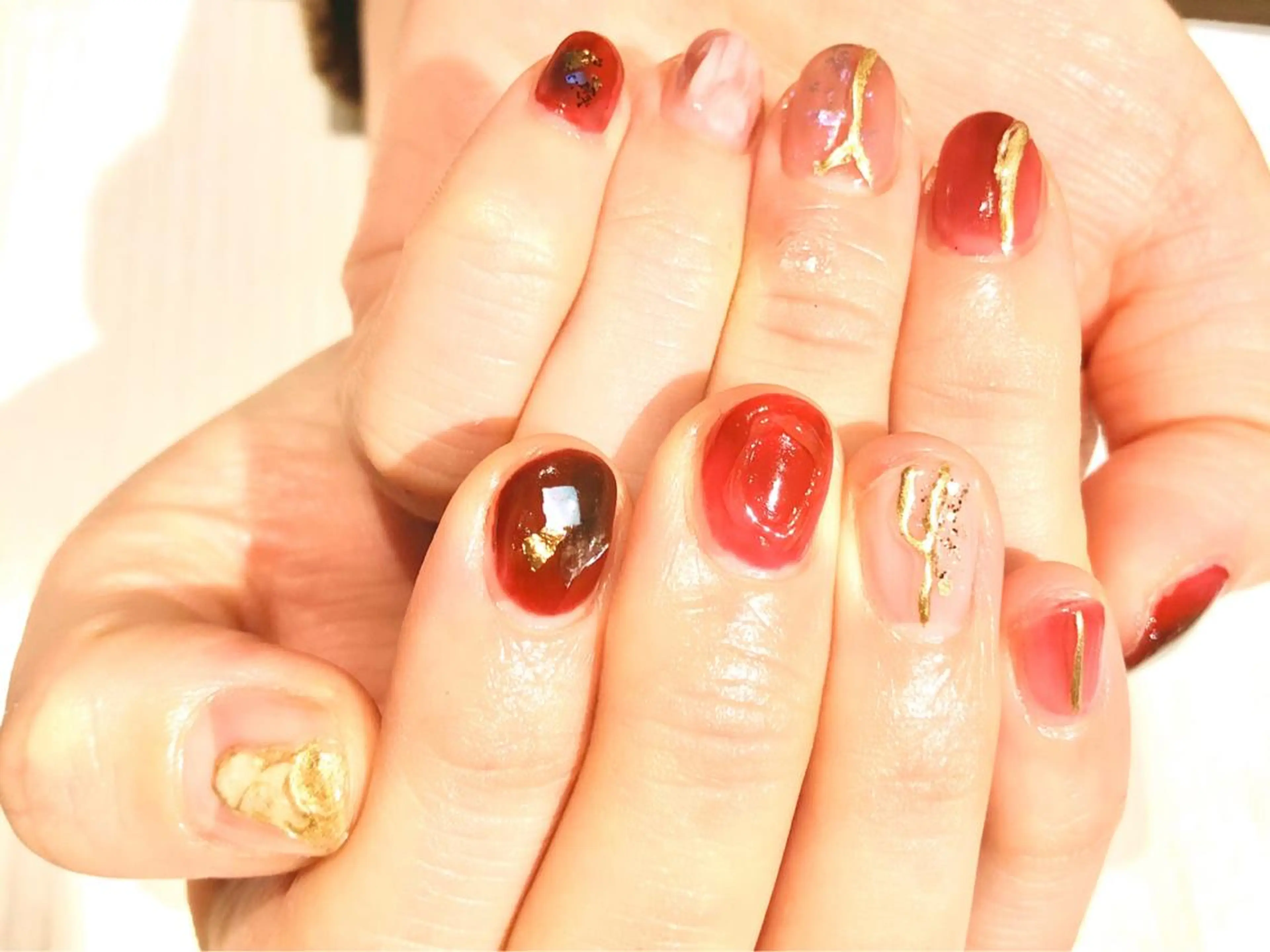 ネイル ニュアンスネイル TRAM-nail moriizumiのネイルデザイン