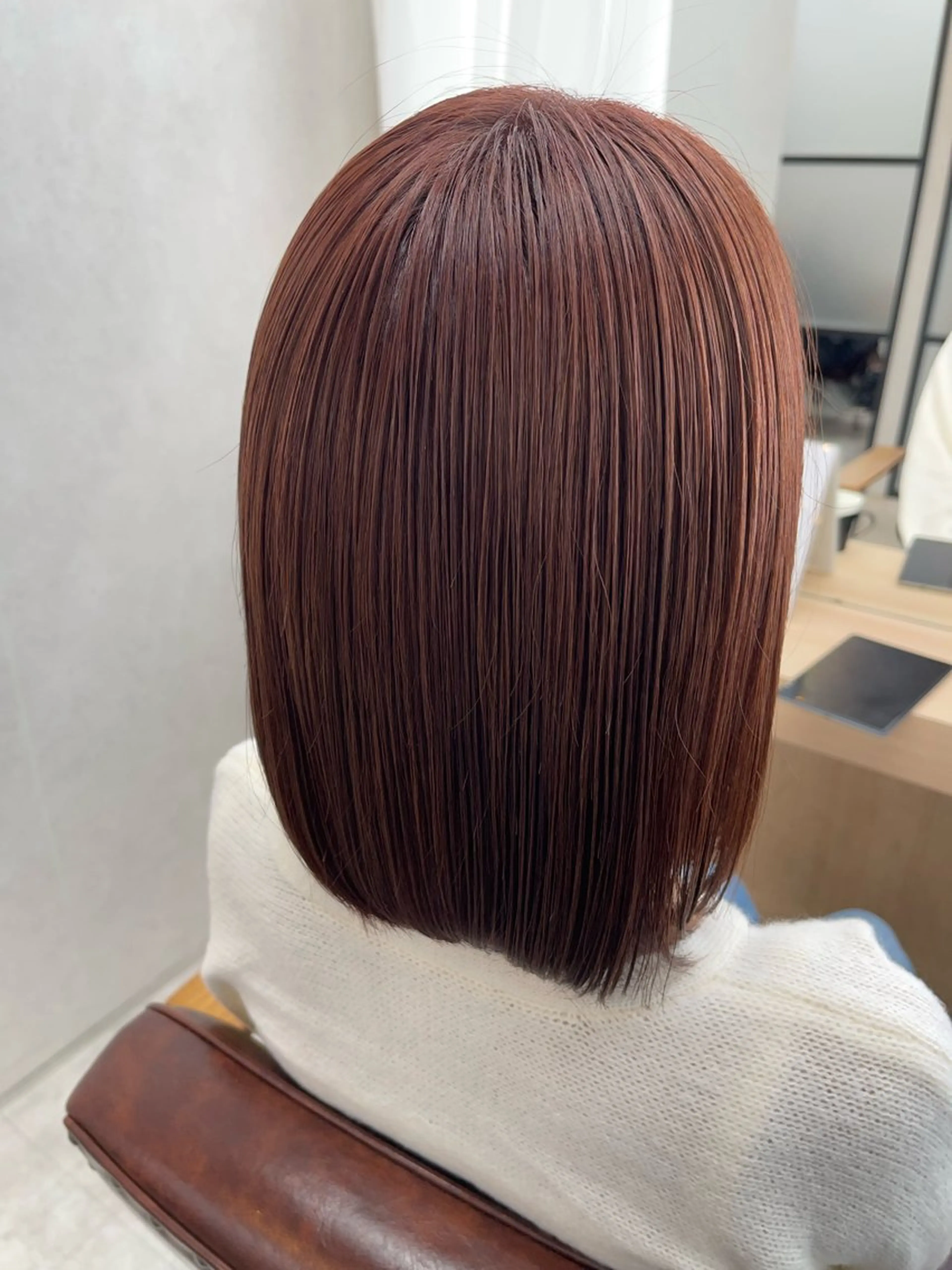 ミディアム カット ヘアカラー トリートメント tocca河原町〰️ 藤川日向のヘアスタイル