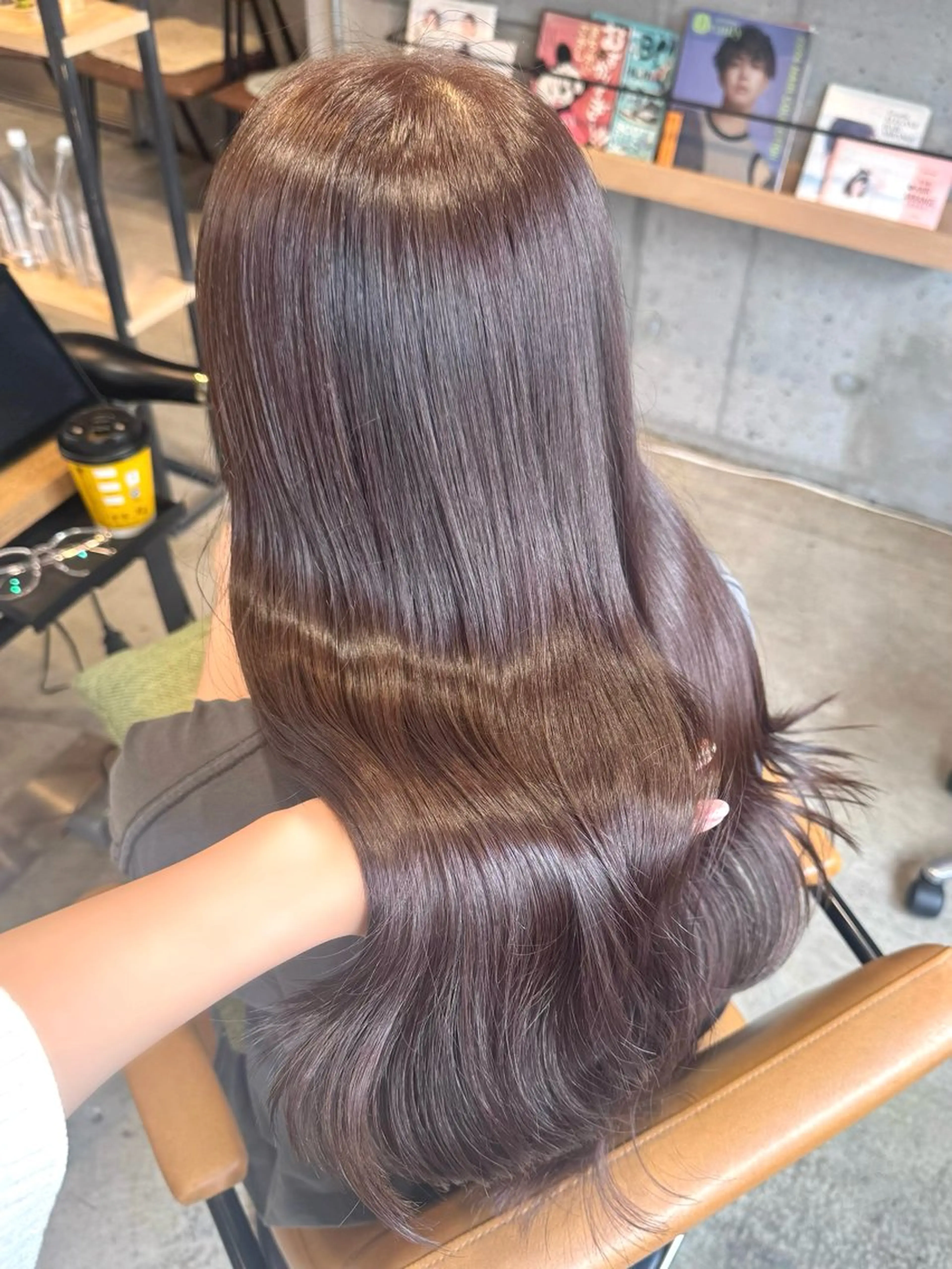 【🫧平日限定🫧】メンテナンスカット＋ブリーチなしダブルカラー💖＋クイックトリートメント🩵の写真