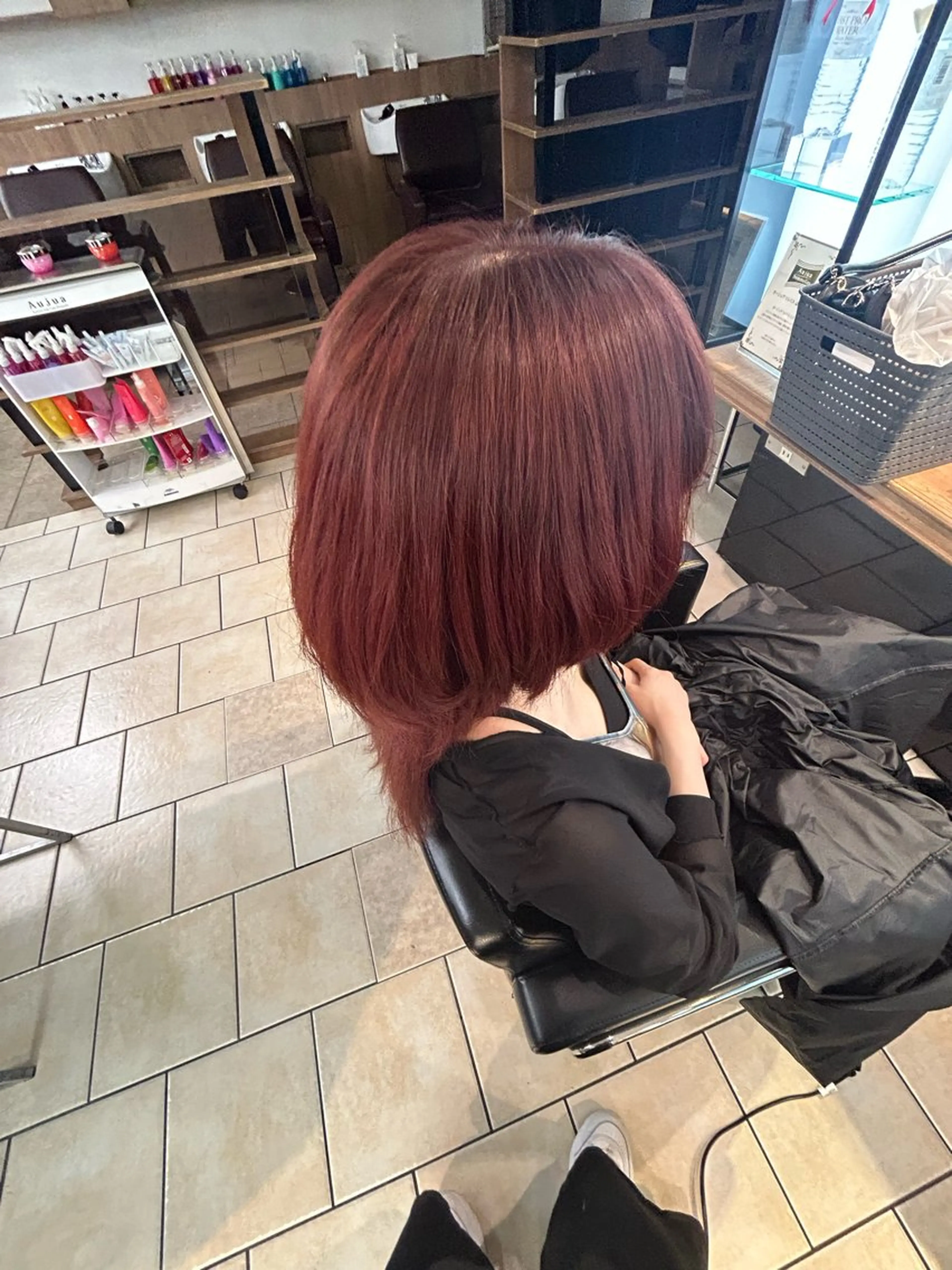 カラー M.SLASH SHINYURIGAOKA所属・小松 美璃のヘアスタイル