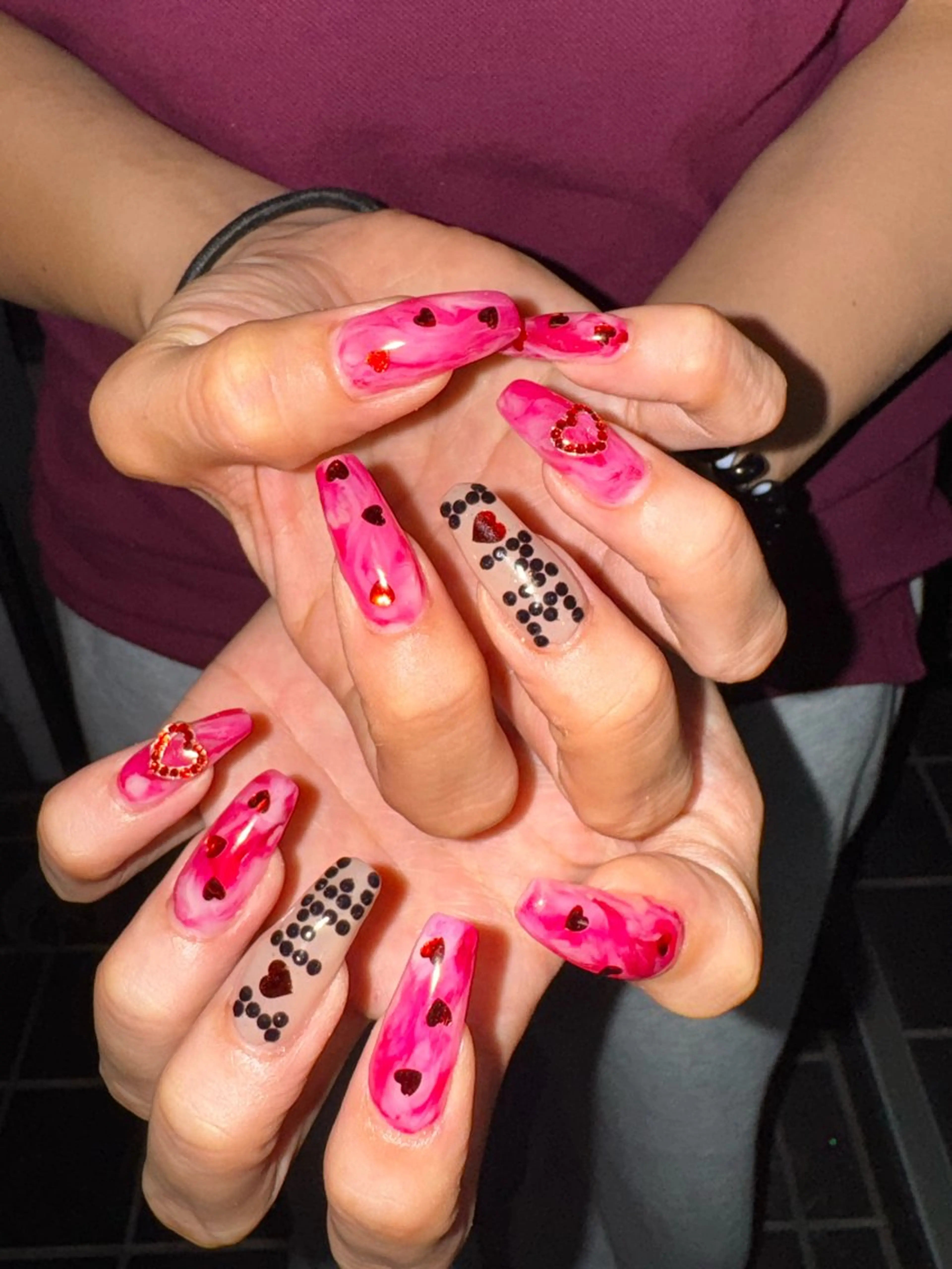 ネイル ハンドネイル MITSUKI🪡 海外/個性派/ロングのネイルデザイン