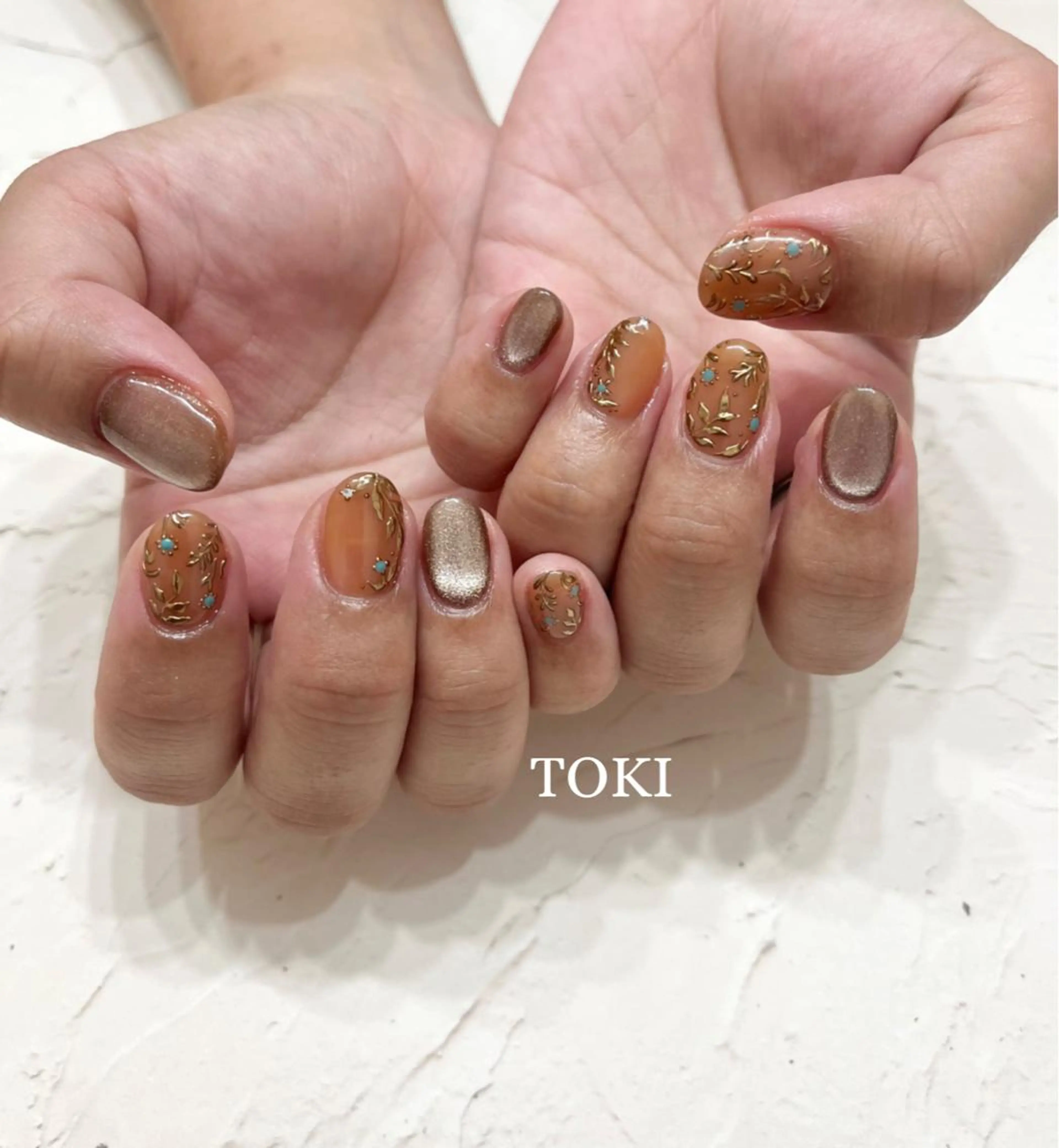 ネイル マグネットネイル nailsalon TOKIのネイルデザイン