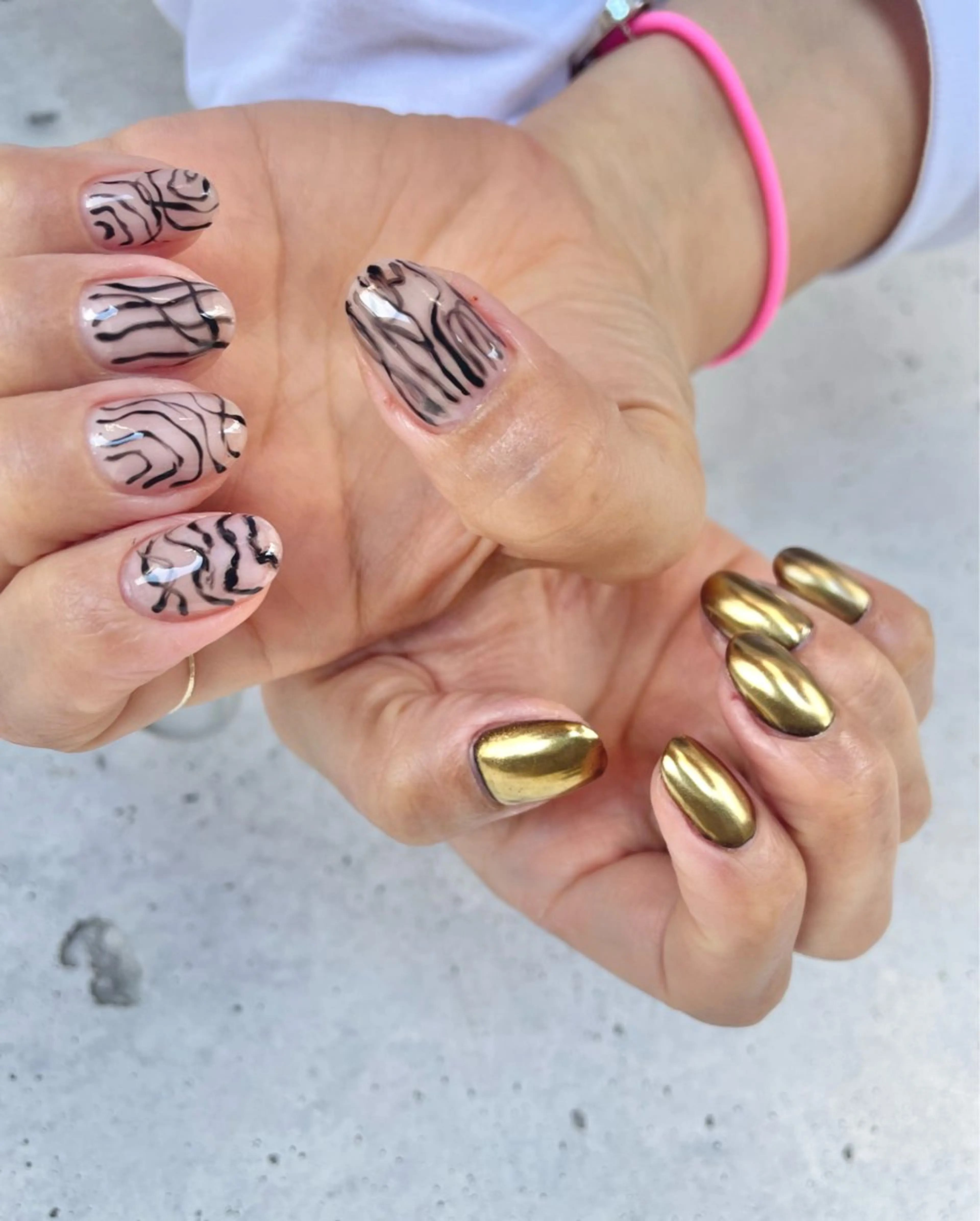 ネイル 持ち込み ハンドネイル Rena-ju キャサディのネイルデザイン