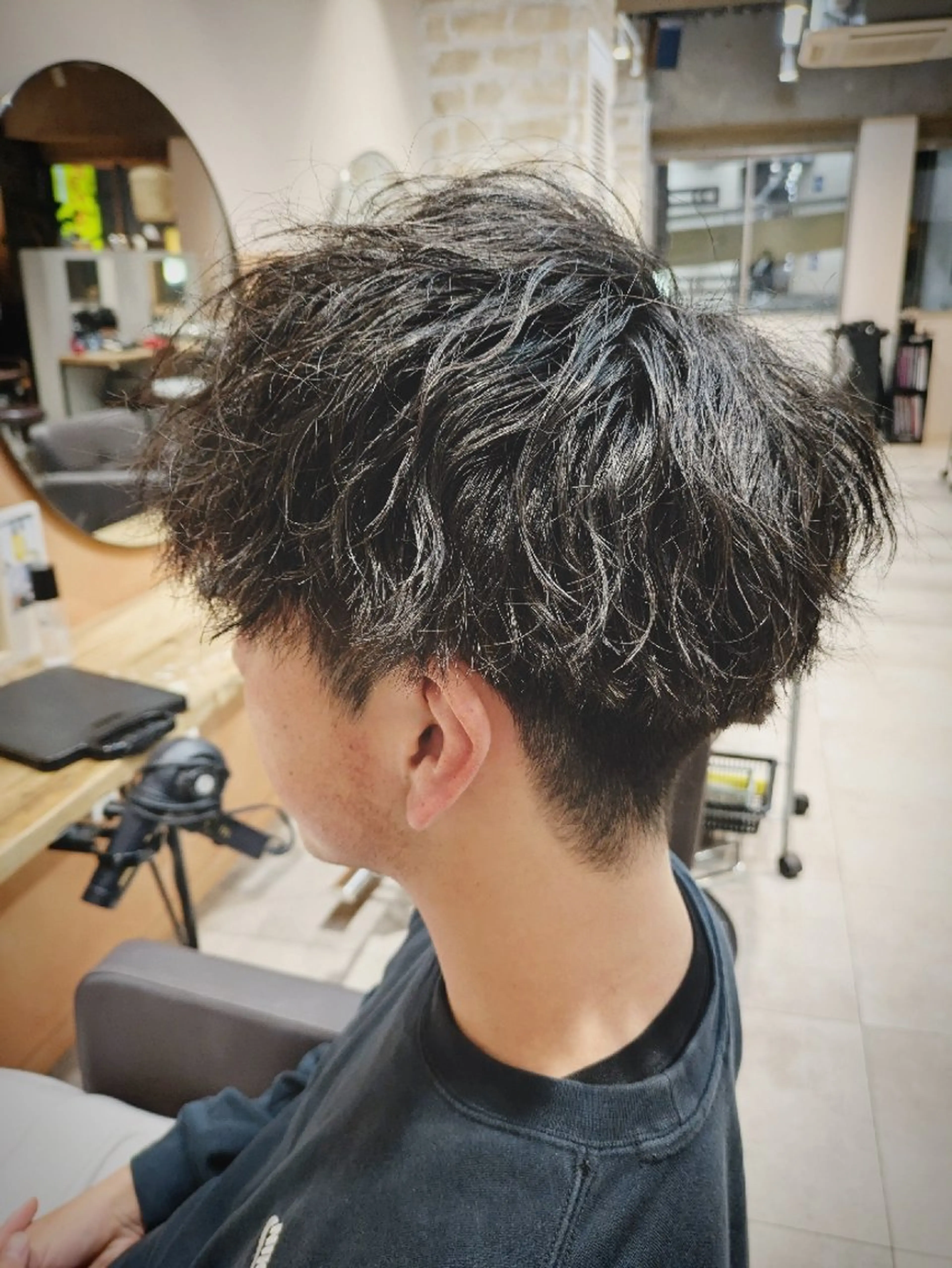 ショート メンズ カット パーマ 髪質改善/メンズヘア TAKAHIROのヘアスタイル