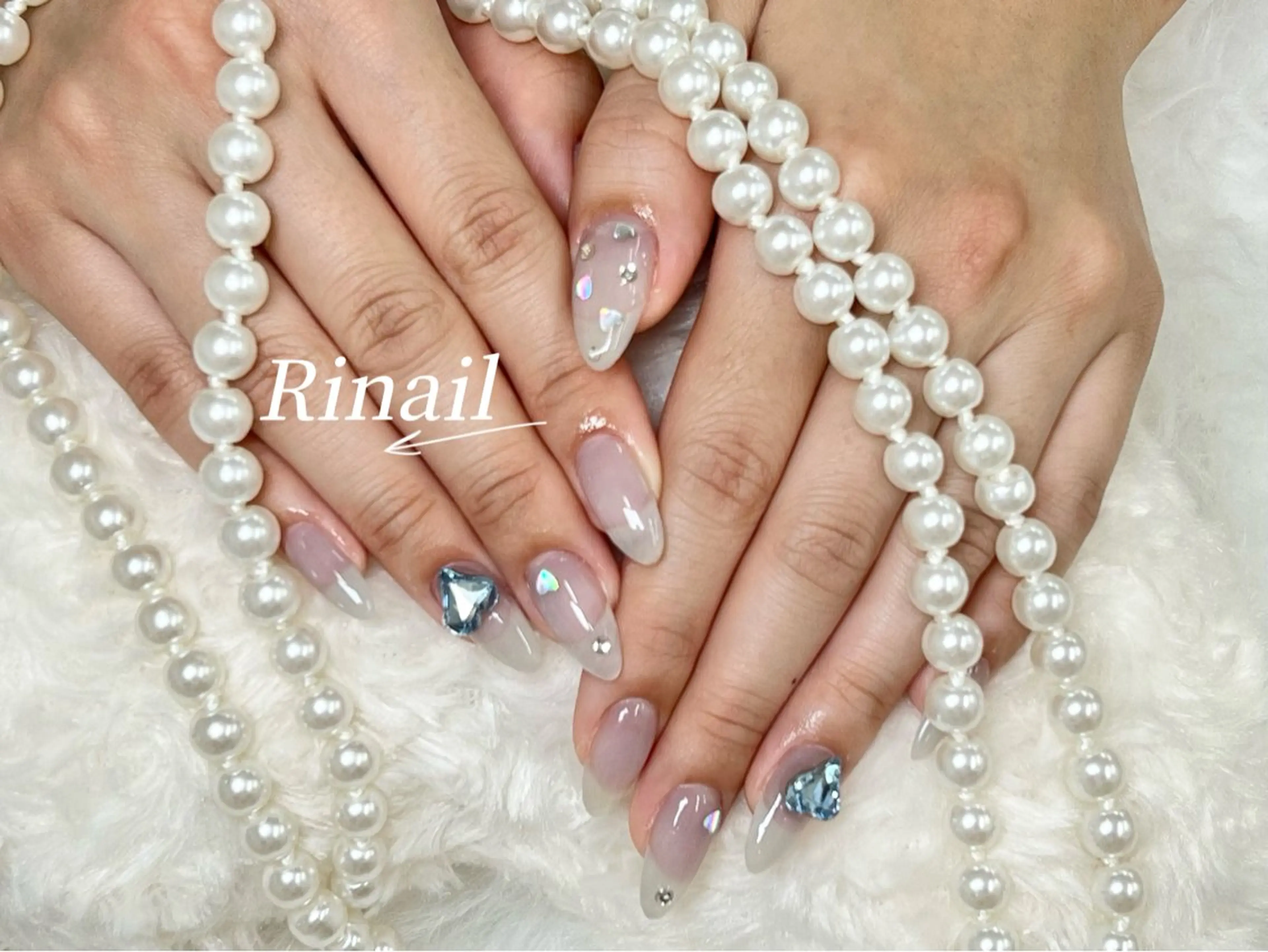 ネイル アートネイル チークネイル 長さ出し フラッシュネイル フットネイル ハンドネイル フットネイル ハンドケア YK Rinのネイルデザイン