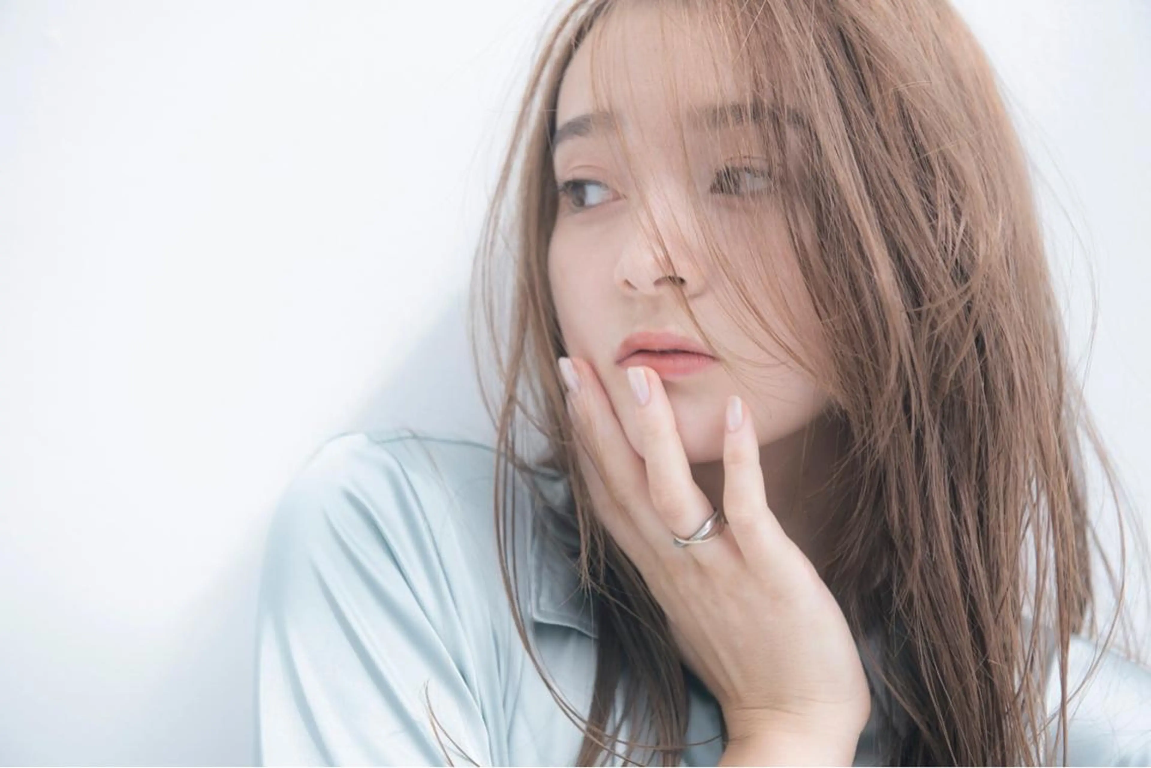 ロング カラー 大人可愛い透明感🌟 小顔・韓国髪🌟野中のヘアスタイル