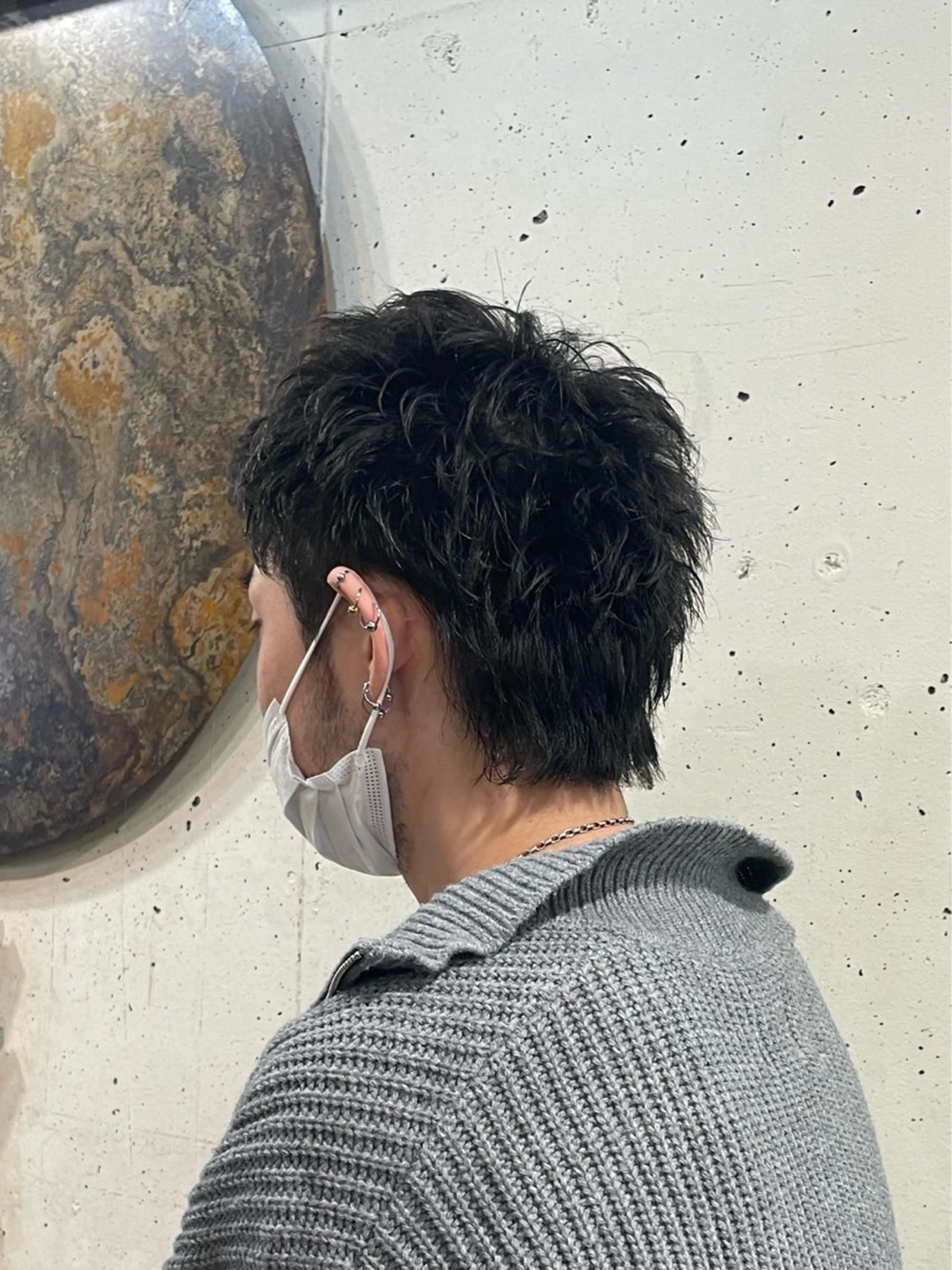 ショート メンズ メンズウルフカット ショートヘア ウルフカット 🌈月1夜モデル募集 📩ください⭐️のヘアスタイル