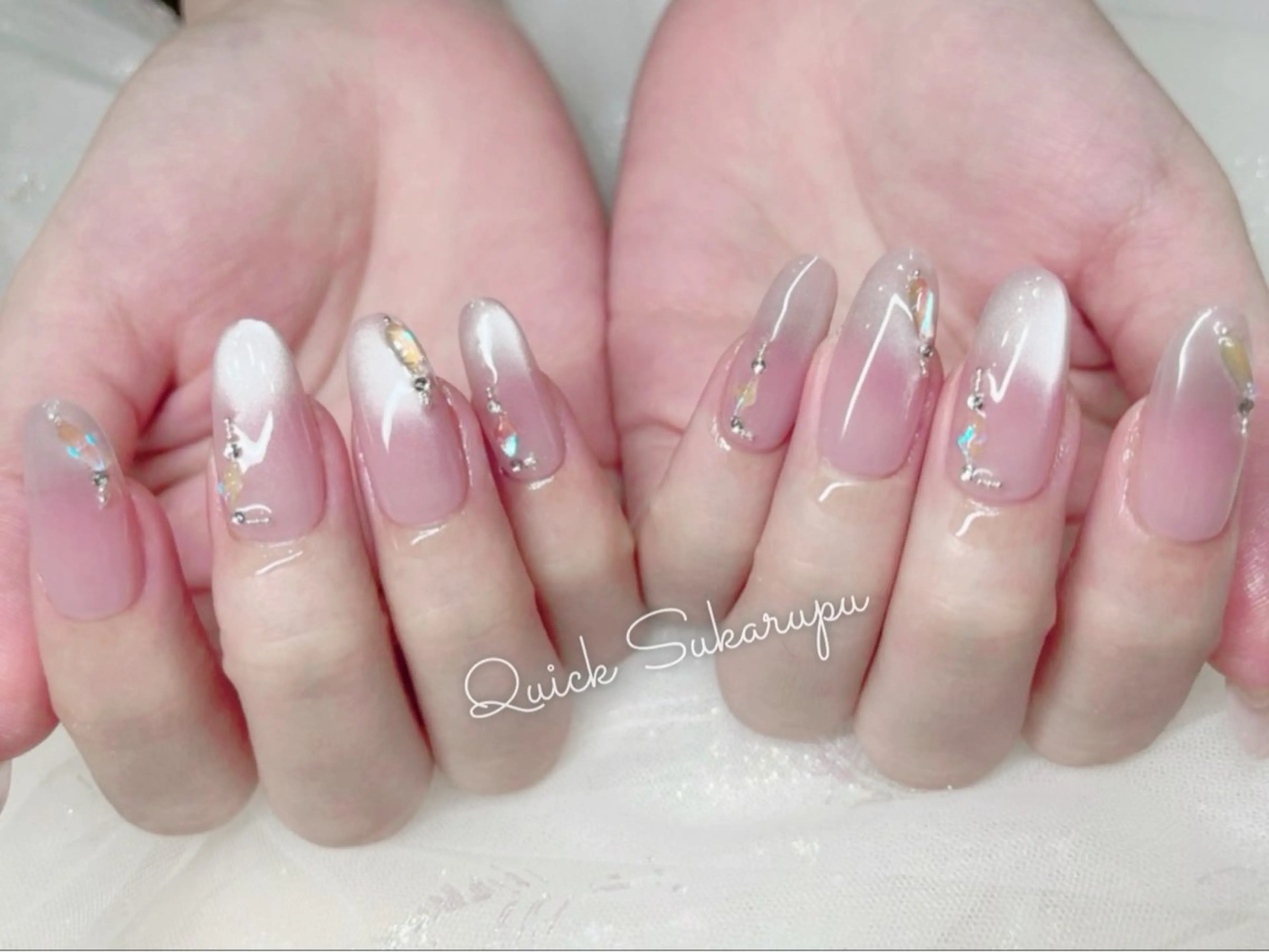 セミロング Quick Sukarupuのネイルデザイン