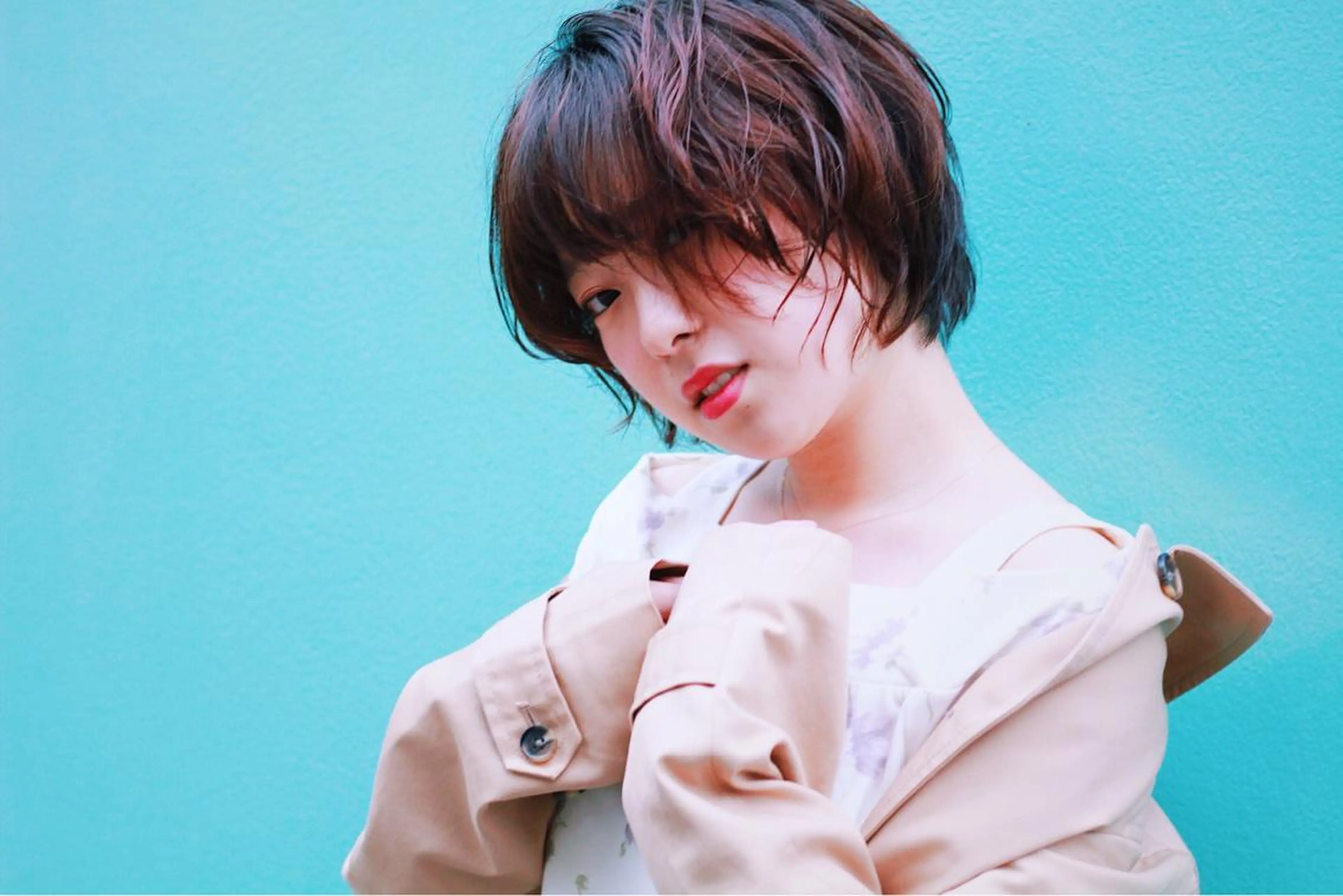 ショート パーマ ヘアアレンジ ショートヘア ニュアンスパーマ 遠藤悠大/メンズ縮毛 /メンズカットのヘアスタイル