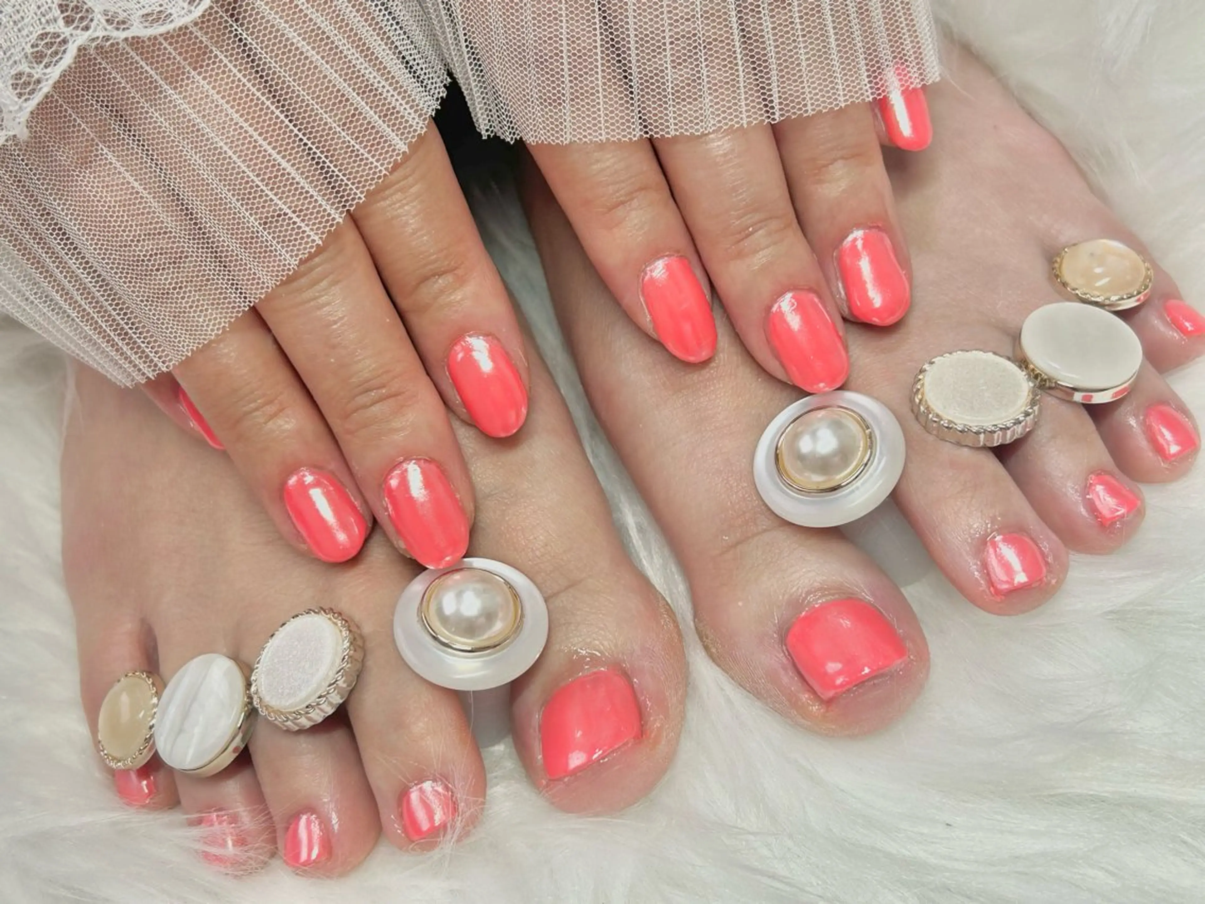 ネイル フットネイル ハンドネイル フットネイル 完全個室salon k.nailのネイルデザイン