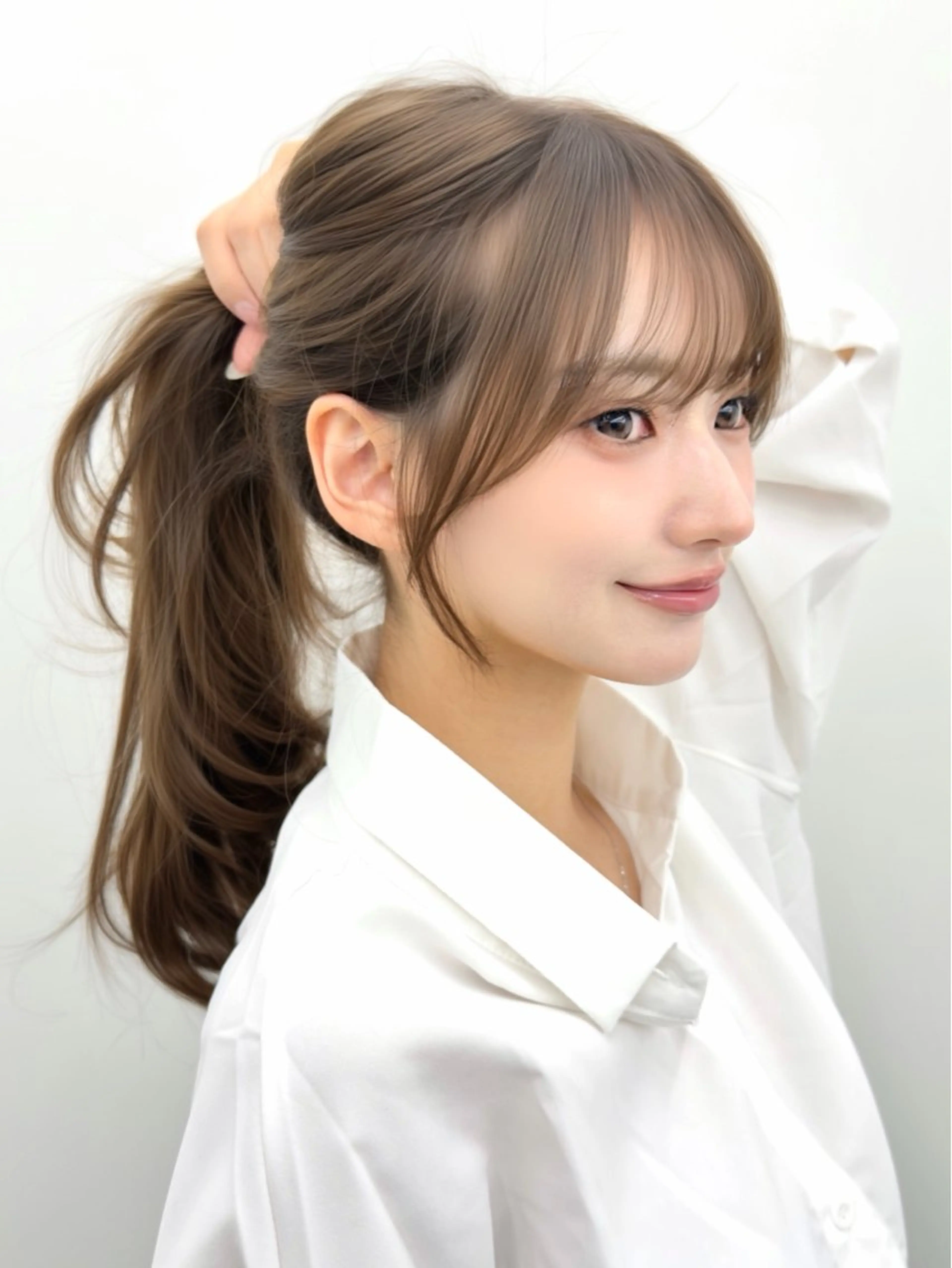 ロング カット ヘアカラー トリートメント 似合わせカット 根来悠斗のヘアスタイル