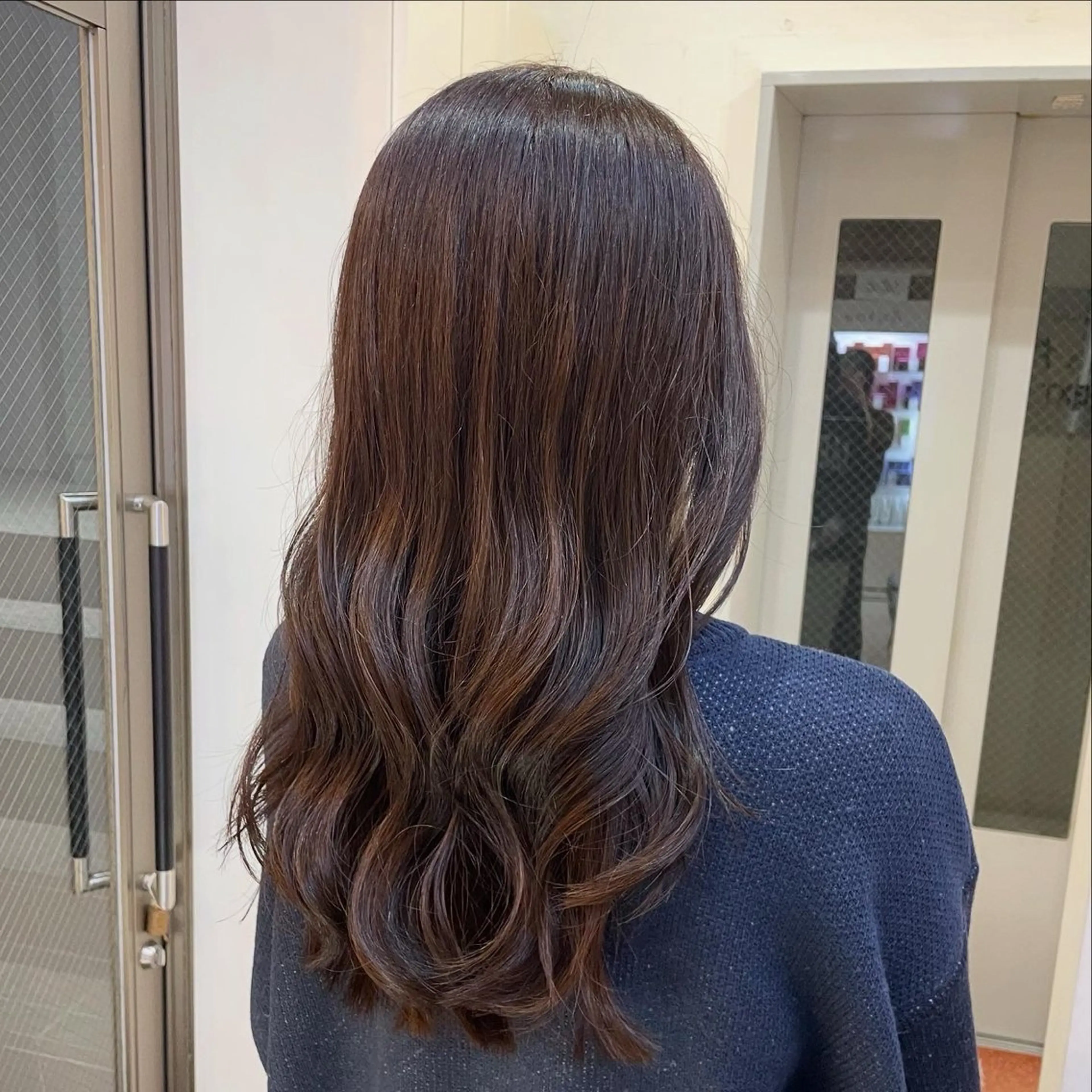 ロング ヘアカラー mao♡ベージュ/ 顔周りカットのヘアスタイル