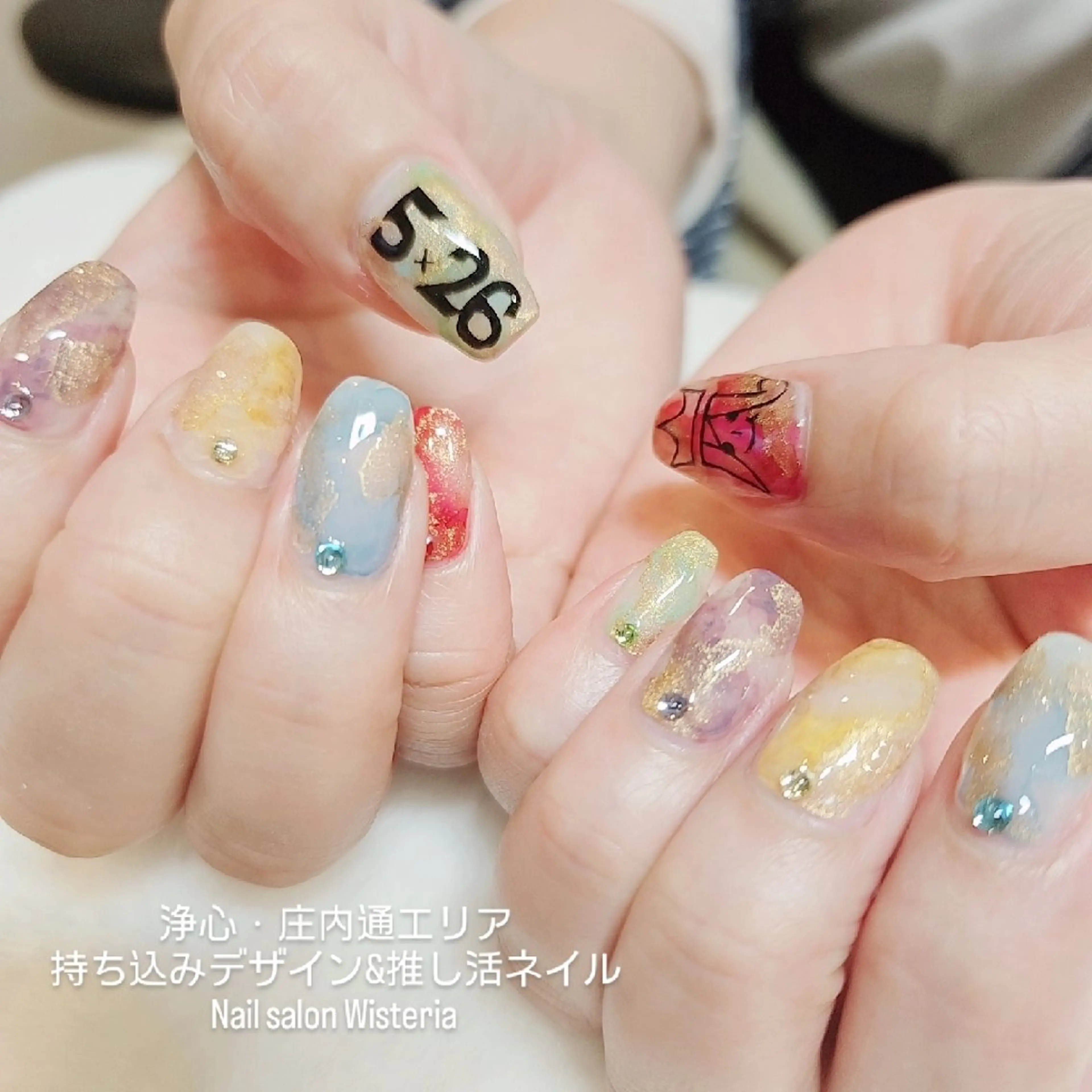 ネイル Nailsalon Wisteriaのネイルデザイン
