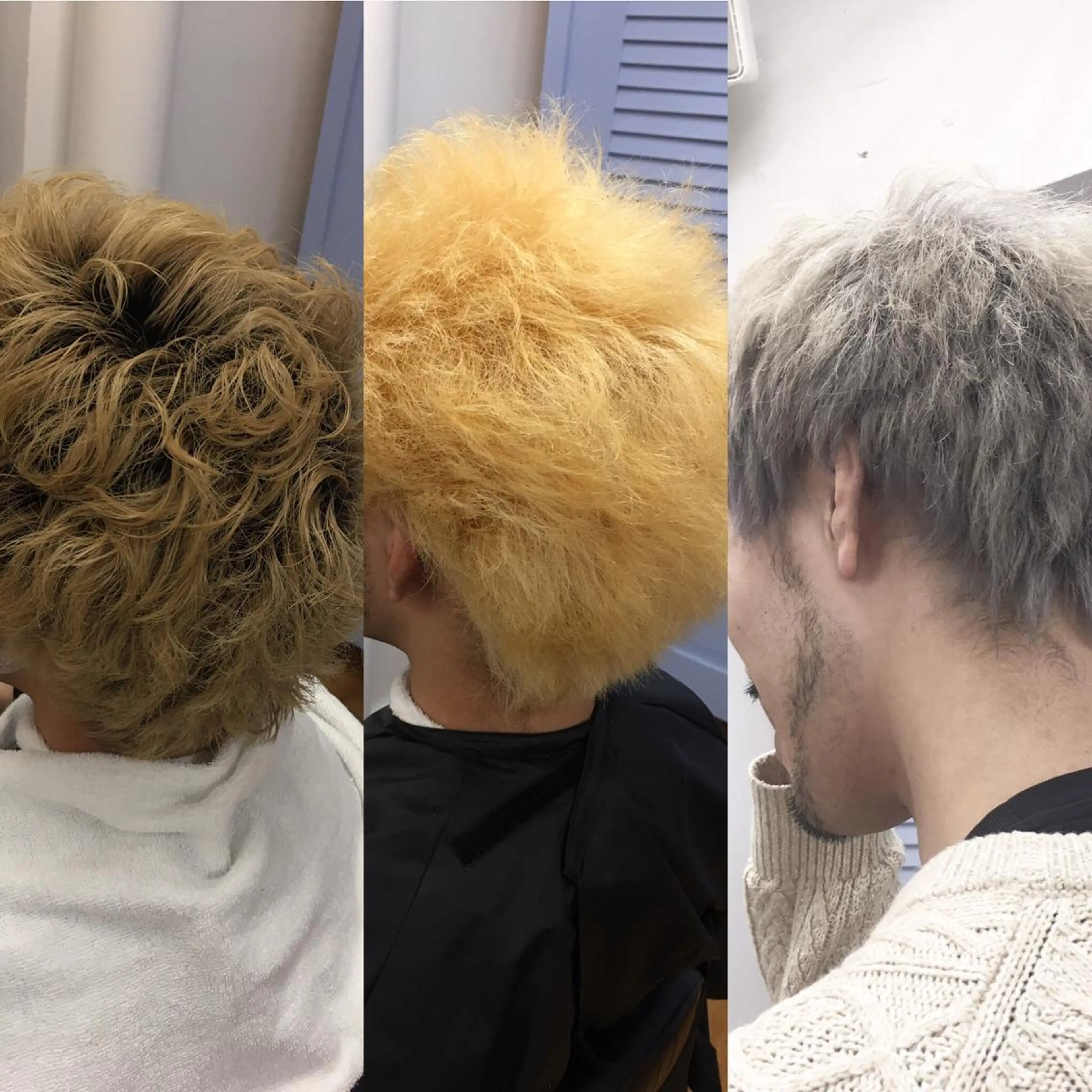 ショート カラー ブリーチ 山口 悟のヘアスタイル