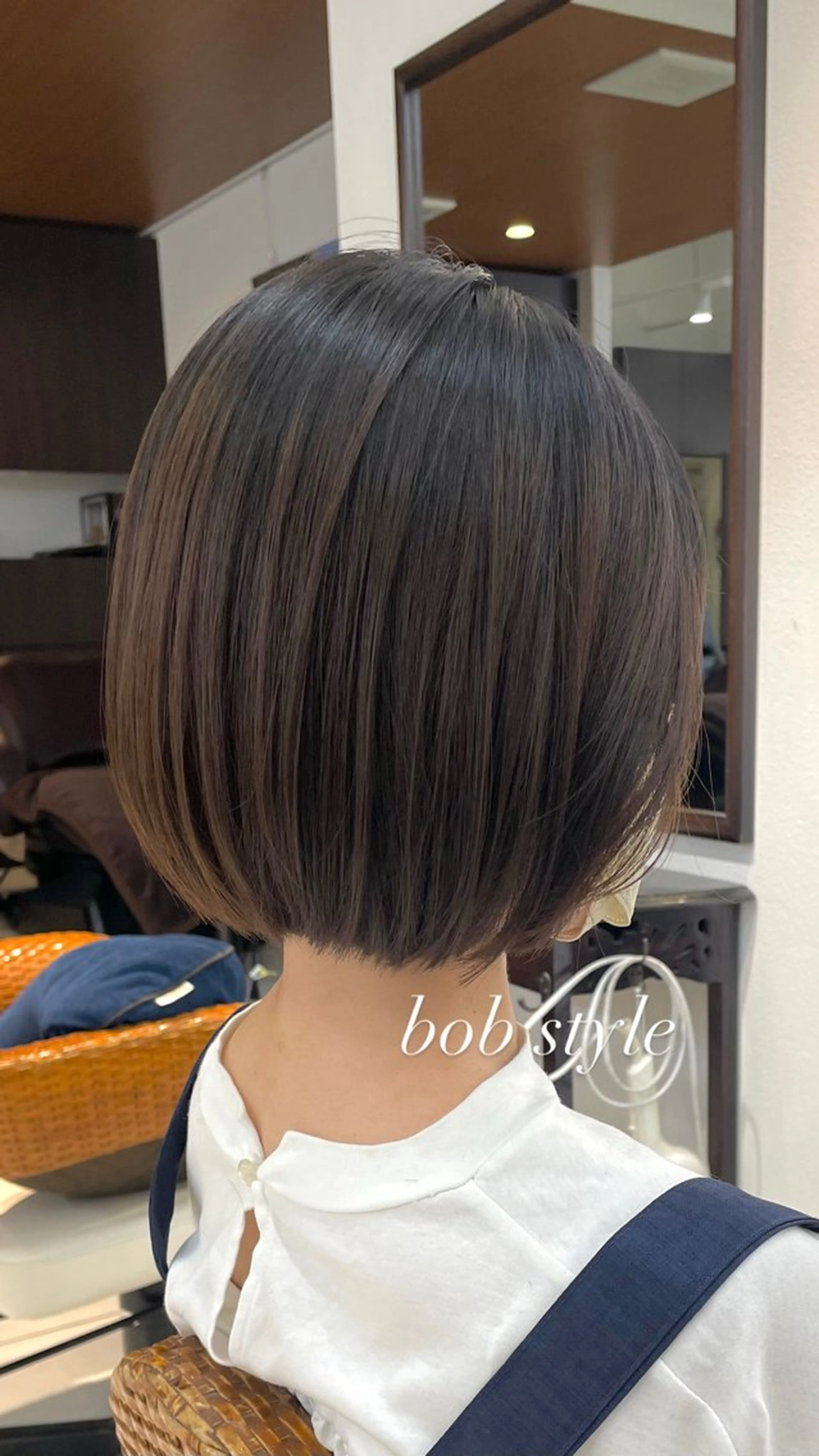 ショート 切りっぱなしボブ ボブ カット トリートメント ヘアセット ♡レイヤー/ボブ 透明感/うらら♡のヘアスタイル