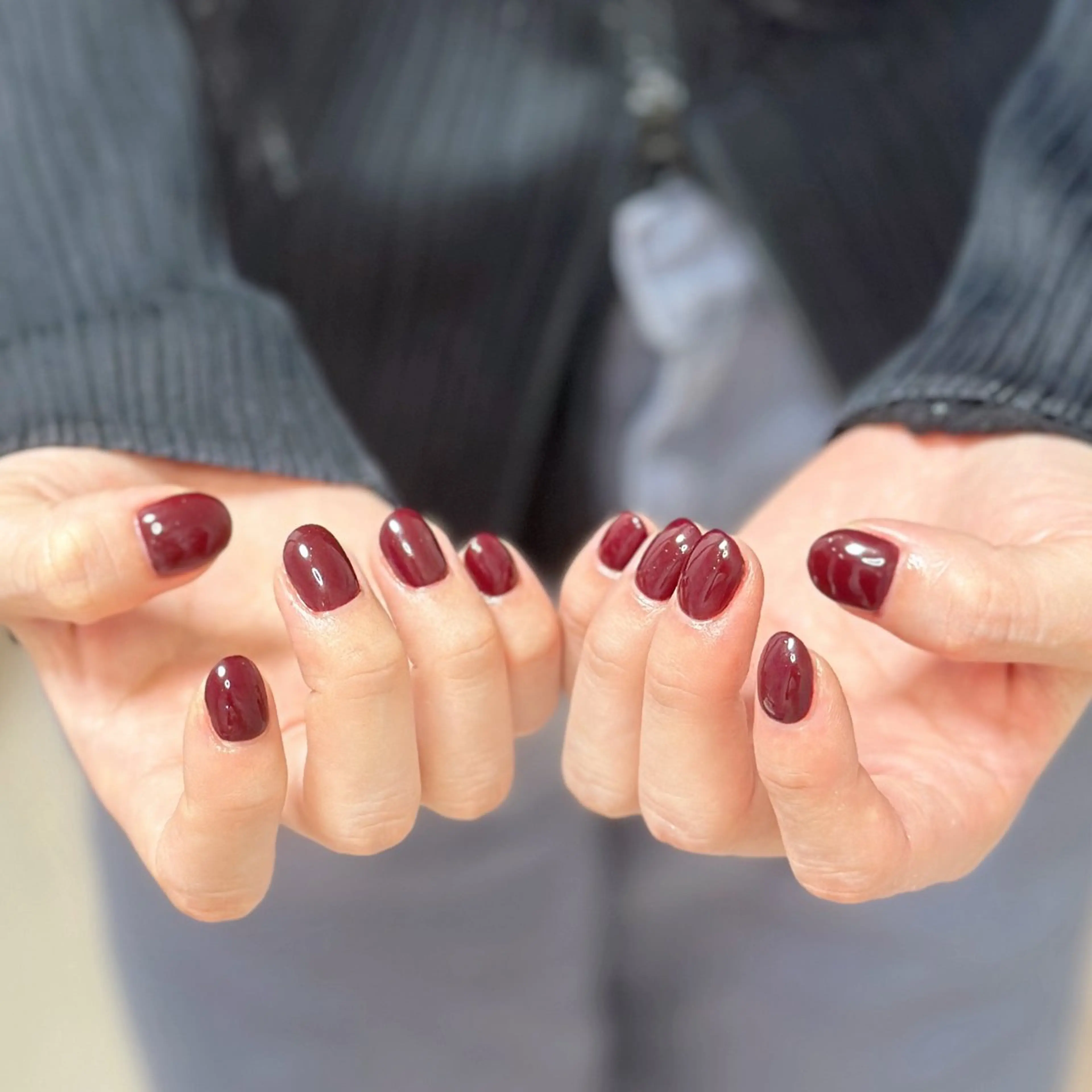 ネイル アートネイル オーロラネイル チークネイル フレンチネイル ガラスフレンチ 🎀YooLi Nail salonのネイルデザイン
