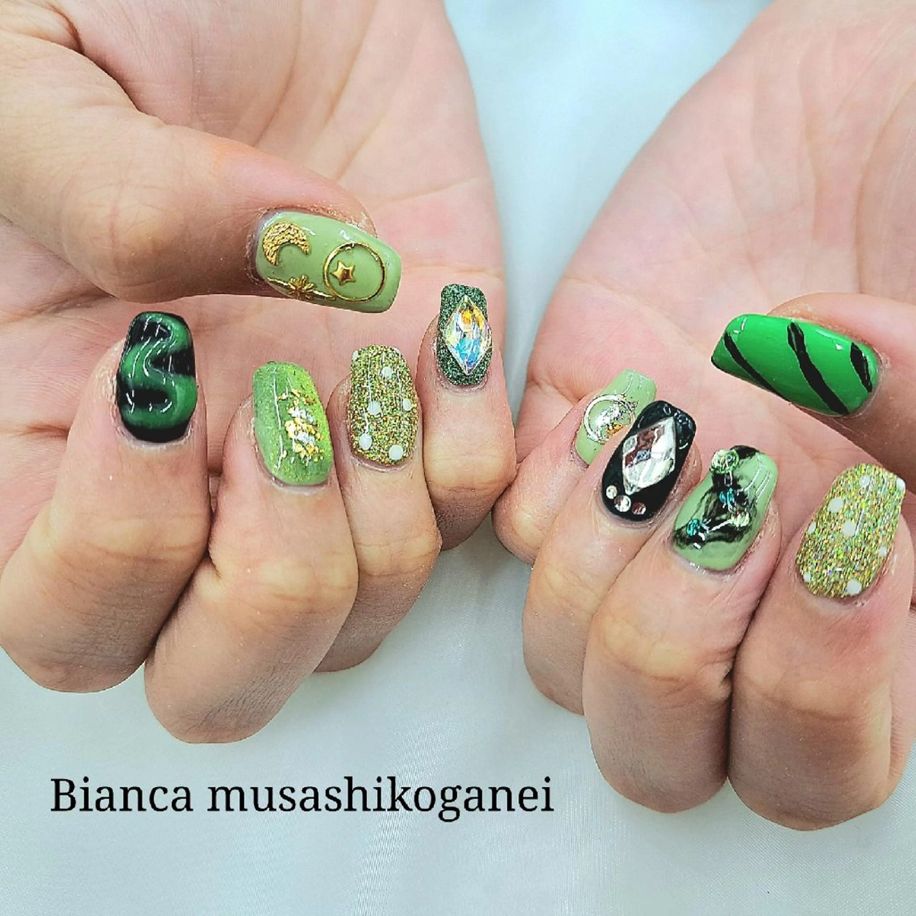 ネイル ハンドネイル Bianca八王子 まえさだのネイルデザイン