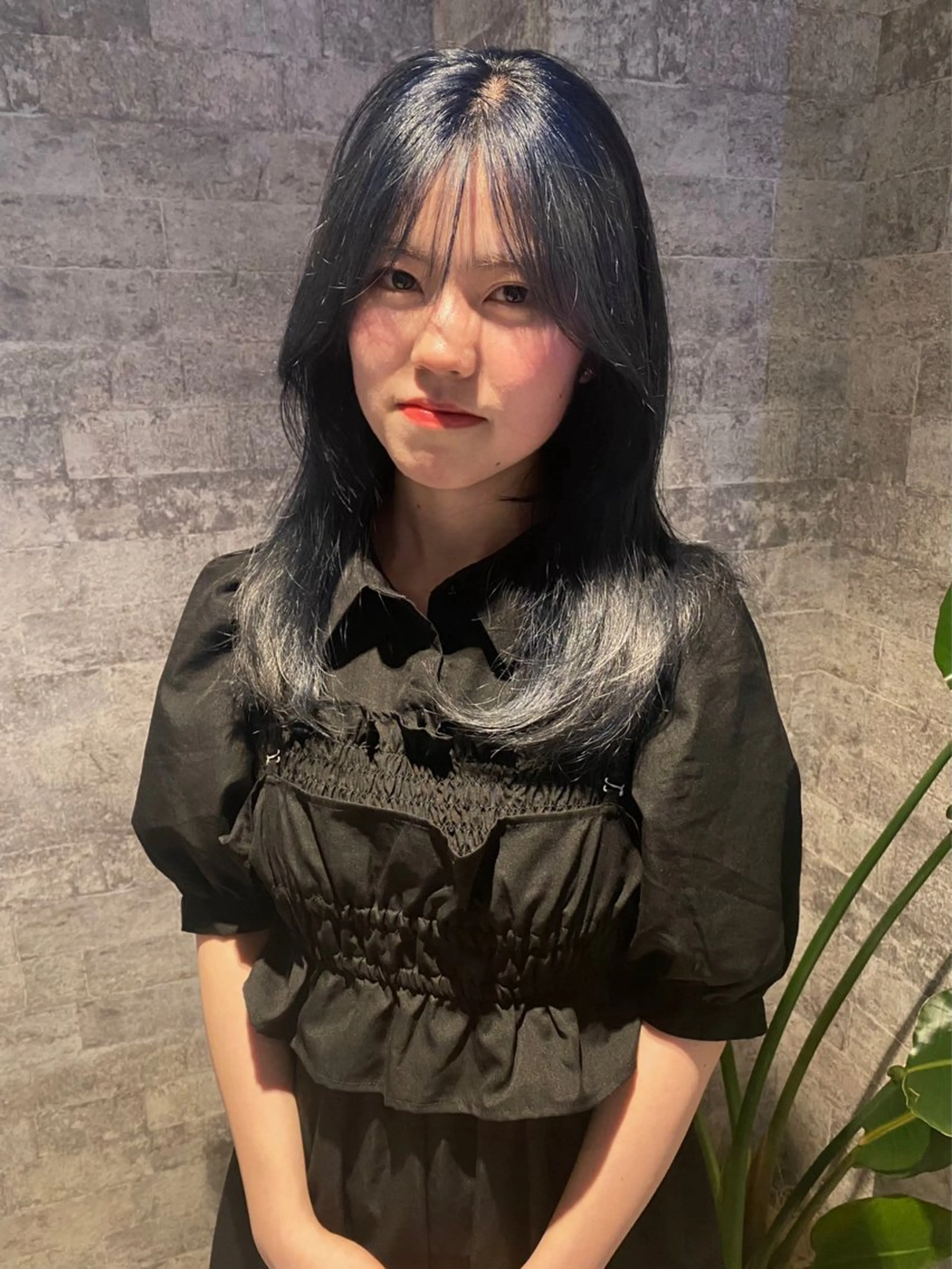 ミディアム カラー ブリーチ カット ヘアカラー トリートメント mai / linoah˚✧のヘアスタイル