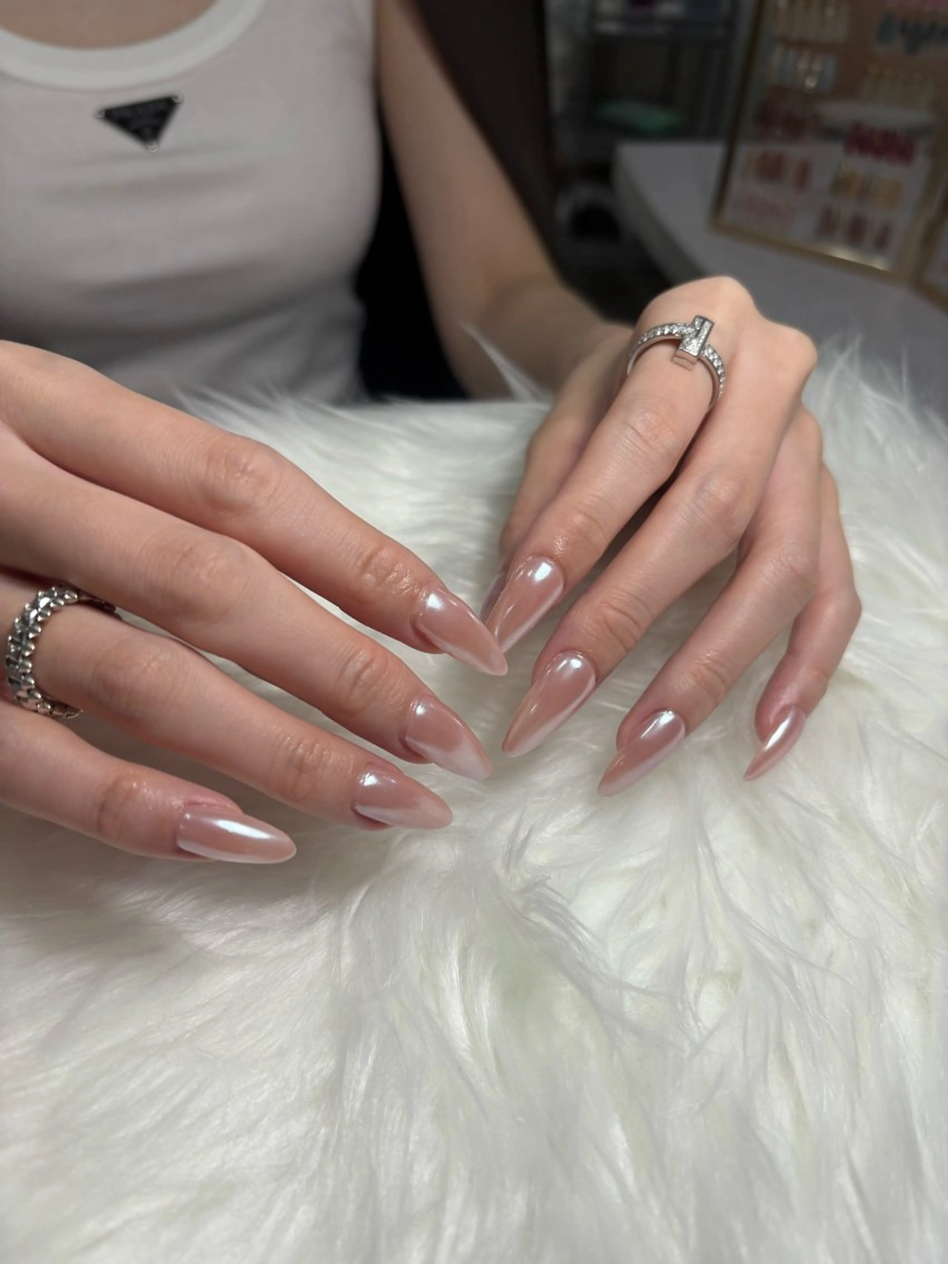 ネイル ワンカラーネイル ハンドネイル Ramo nailhanaのネイルデザイン