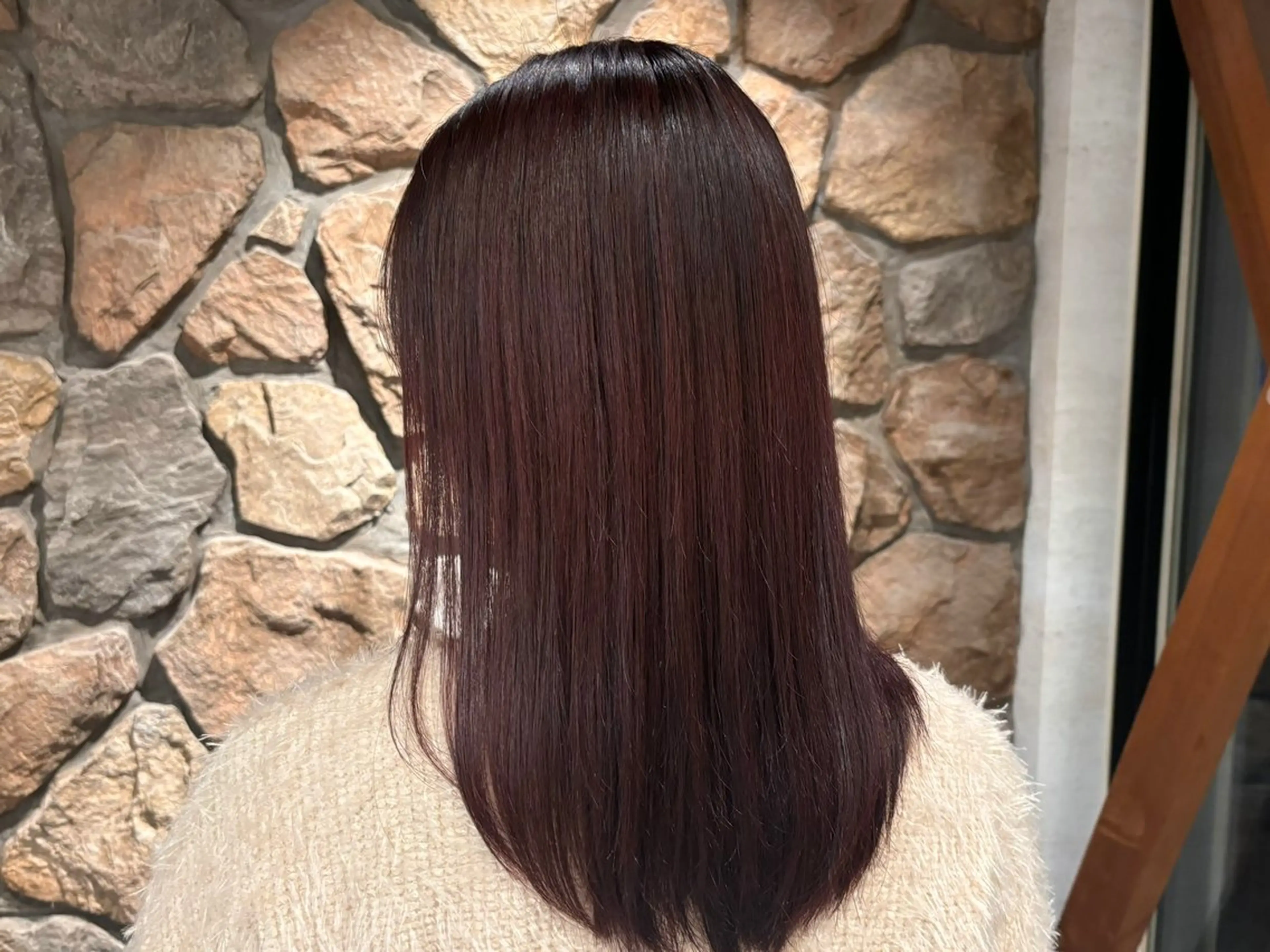 セミロング ヘアカラー トリートメント 小玉 唯依のヘアスタイル