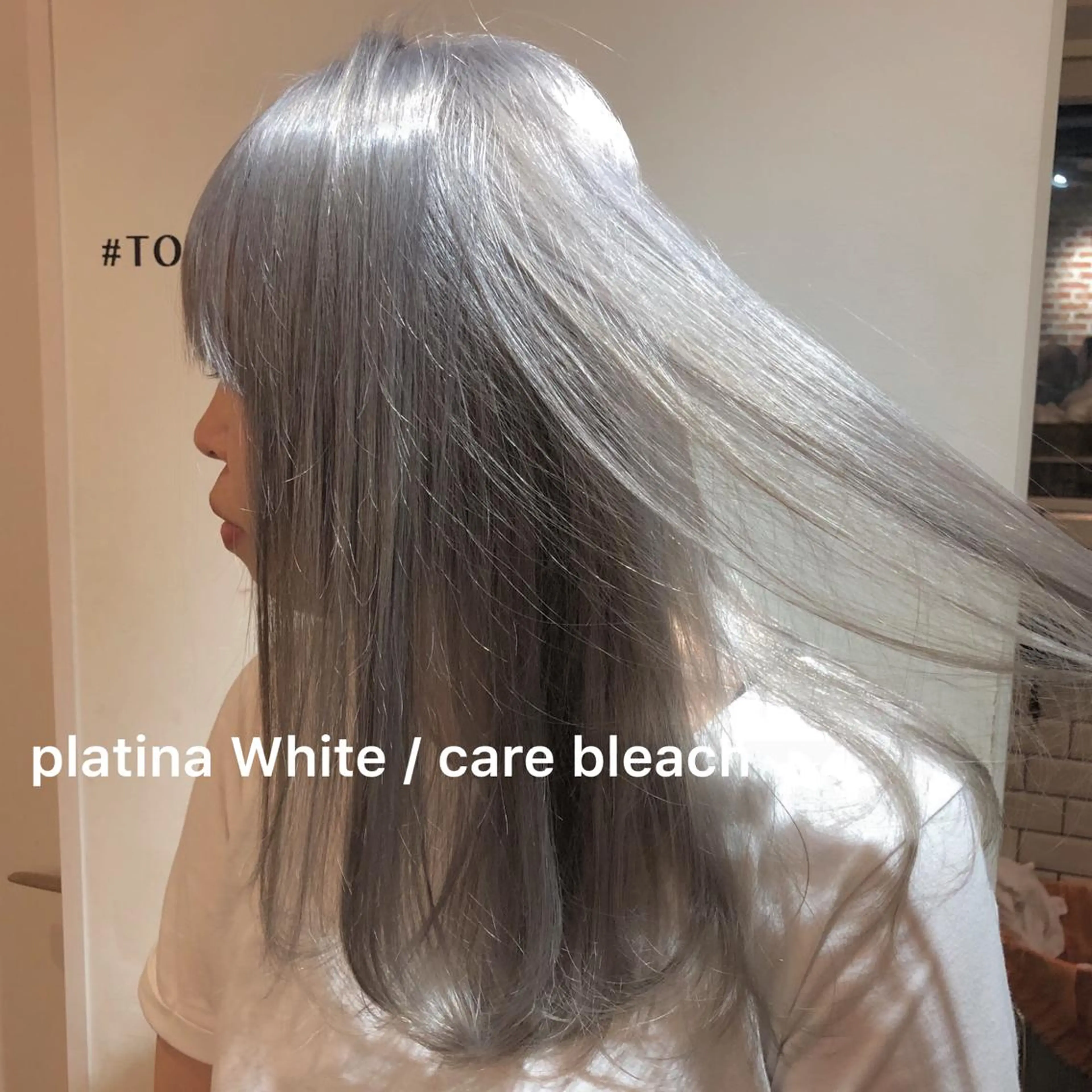 セミロング ヘアカラー 🌸ハイトーン 新田　廉 🌸のヘアスタイル