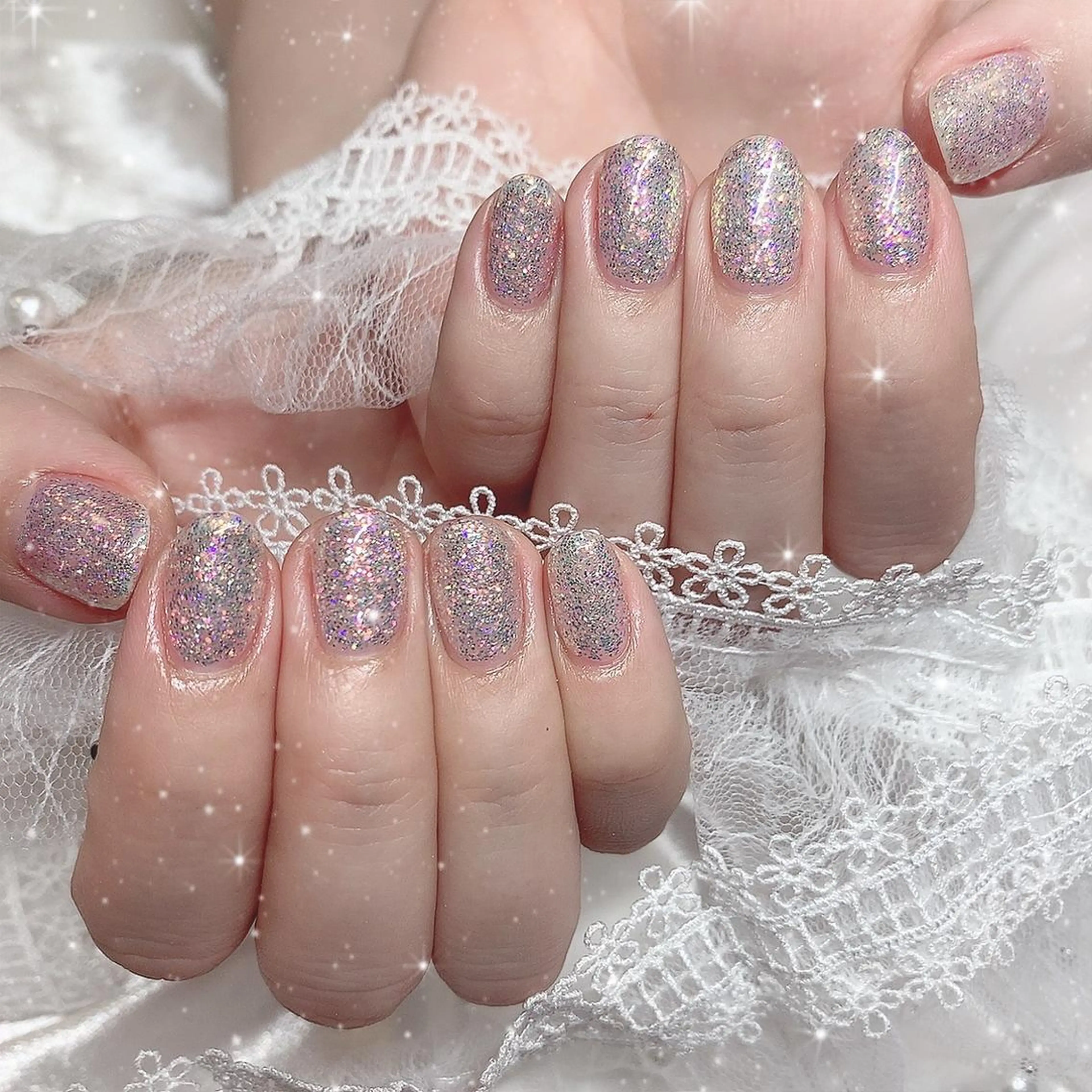 ネイル ラメ(グリッター) Best Nail NANA🤍のネイルデザイン