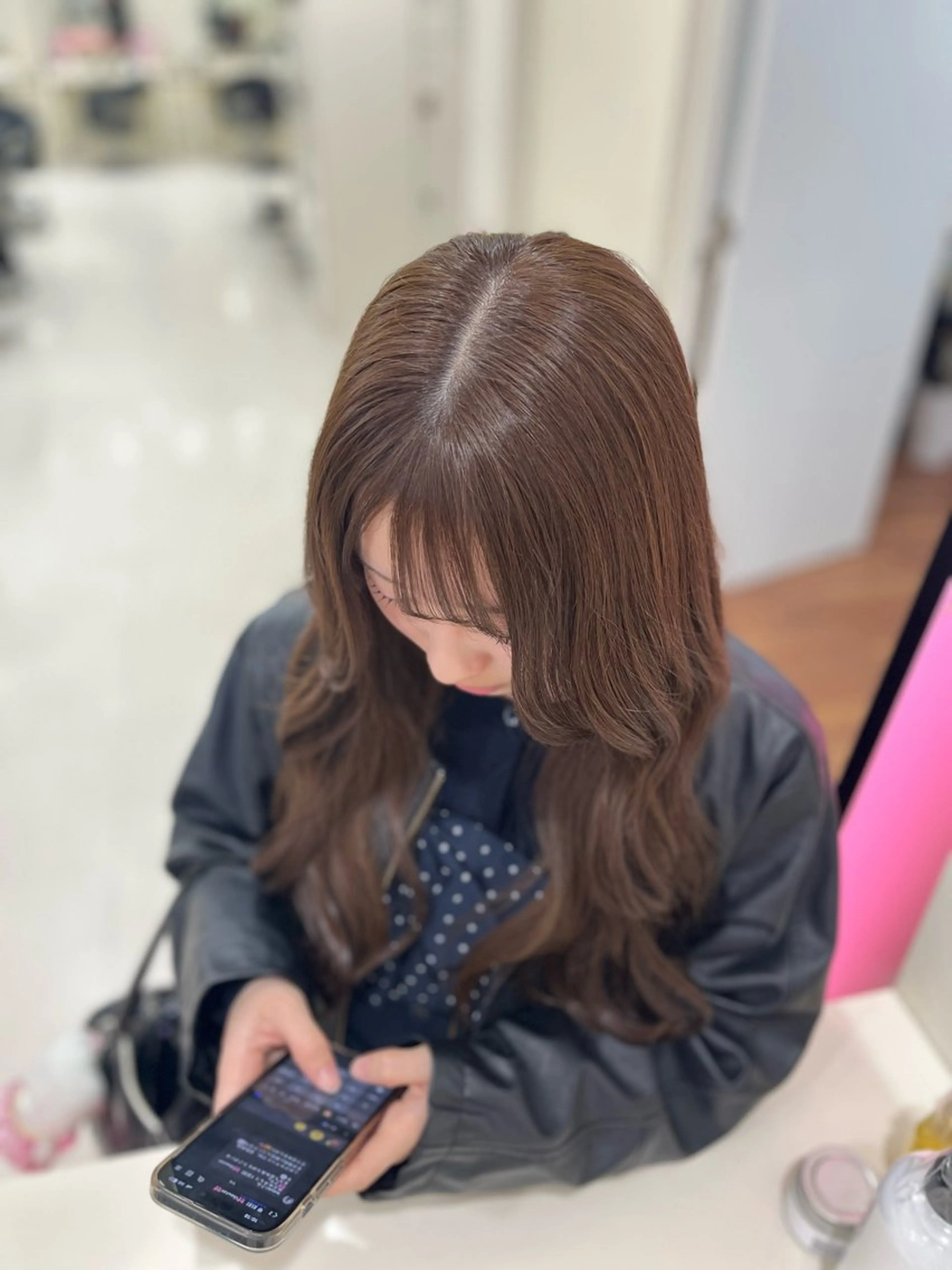 カラー ヘアカラー トリートメント ベージュ・ラベンダー カラー🎀りりのヘアスタイル