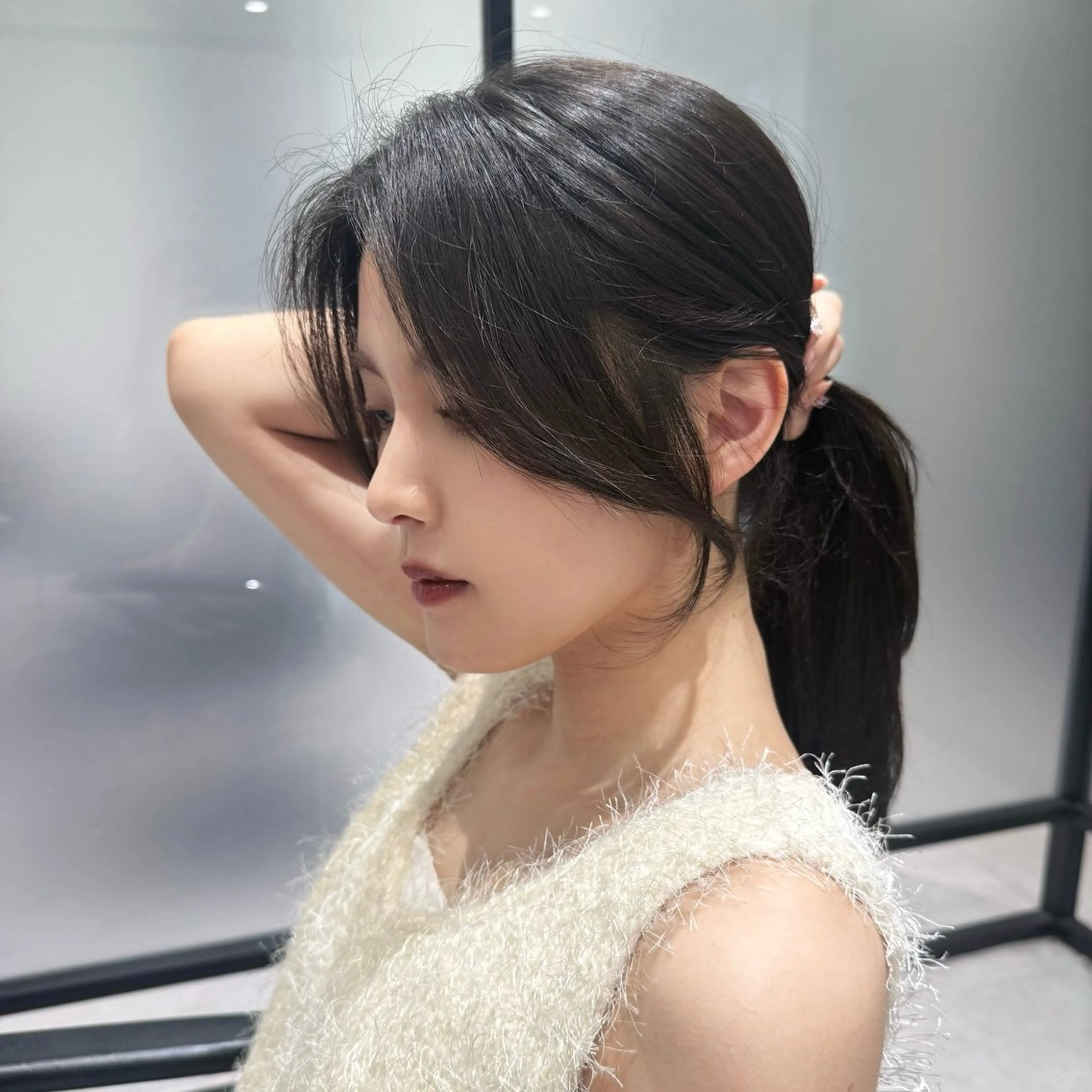 ロング カラー パーマ ヘアアレンジ 顔周りカット 小顔カット ️🫧レイヤーカット 銀座/れいか️️🫧のヘアスタイル