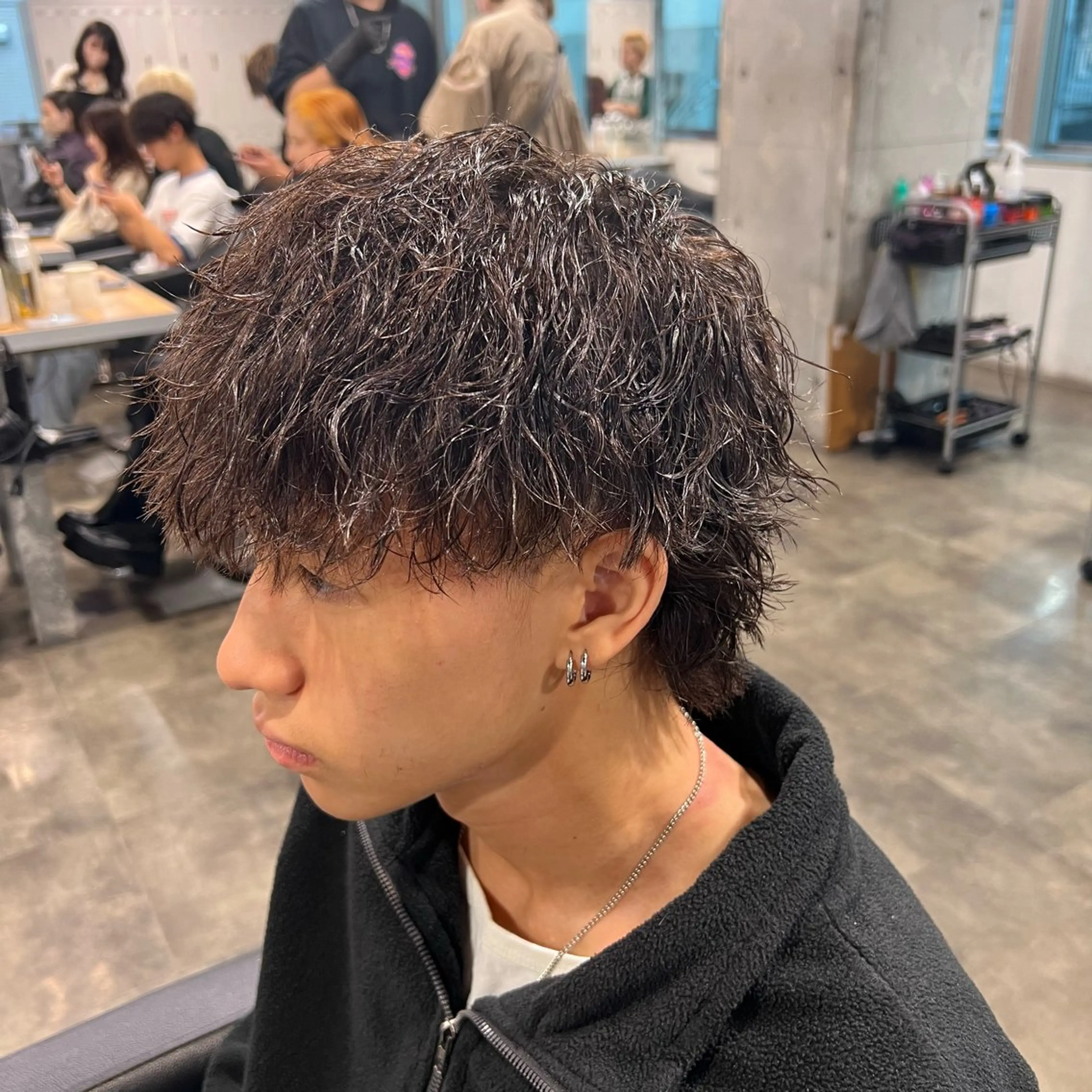 メンズ 🪽直毛男子の救世主 🪽フェザーパーマのヘアスタイル