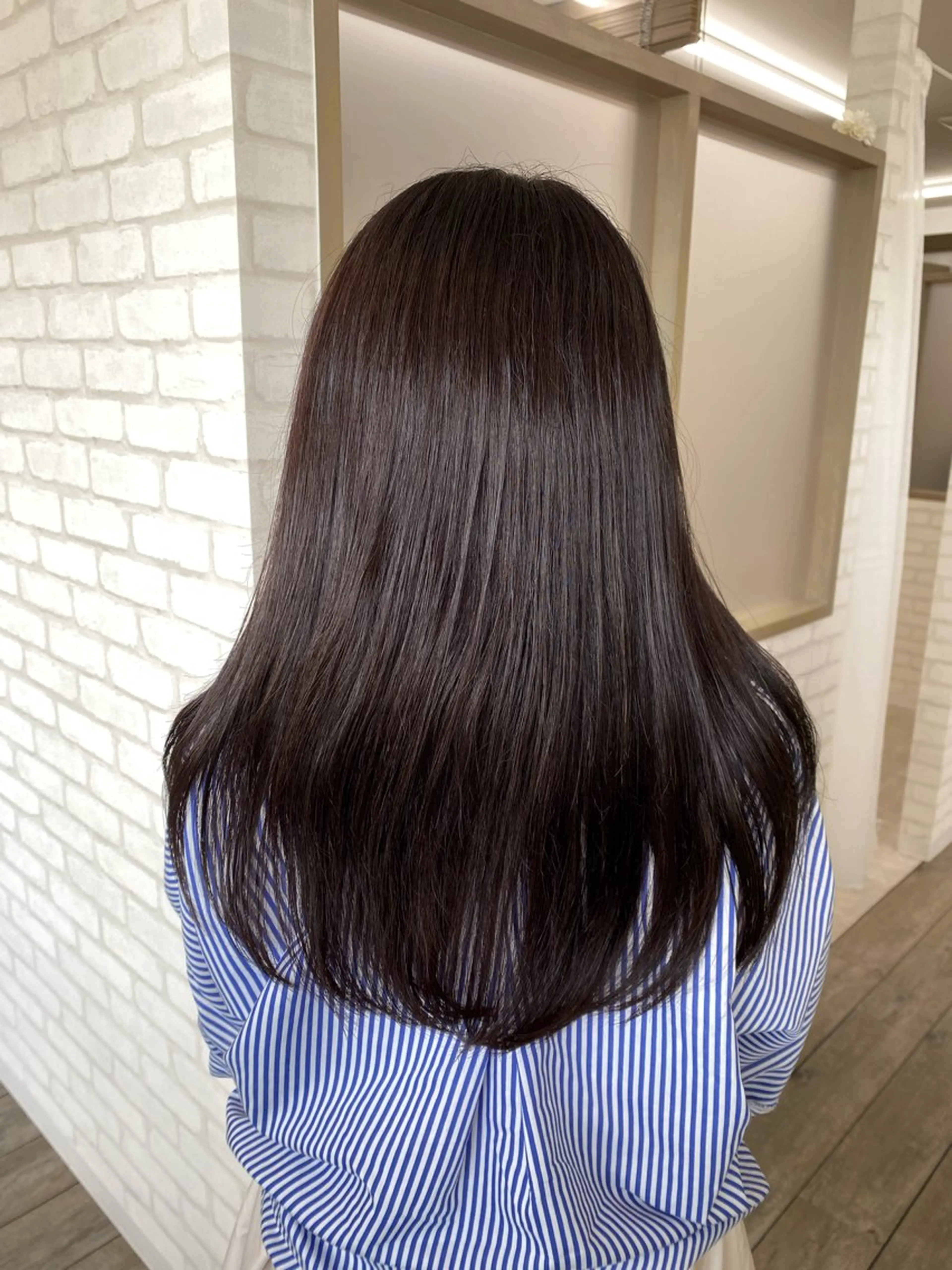 ロング カラー ヘアカラー トリートメント THETAふじみ野 野宮のヘアスタイル