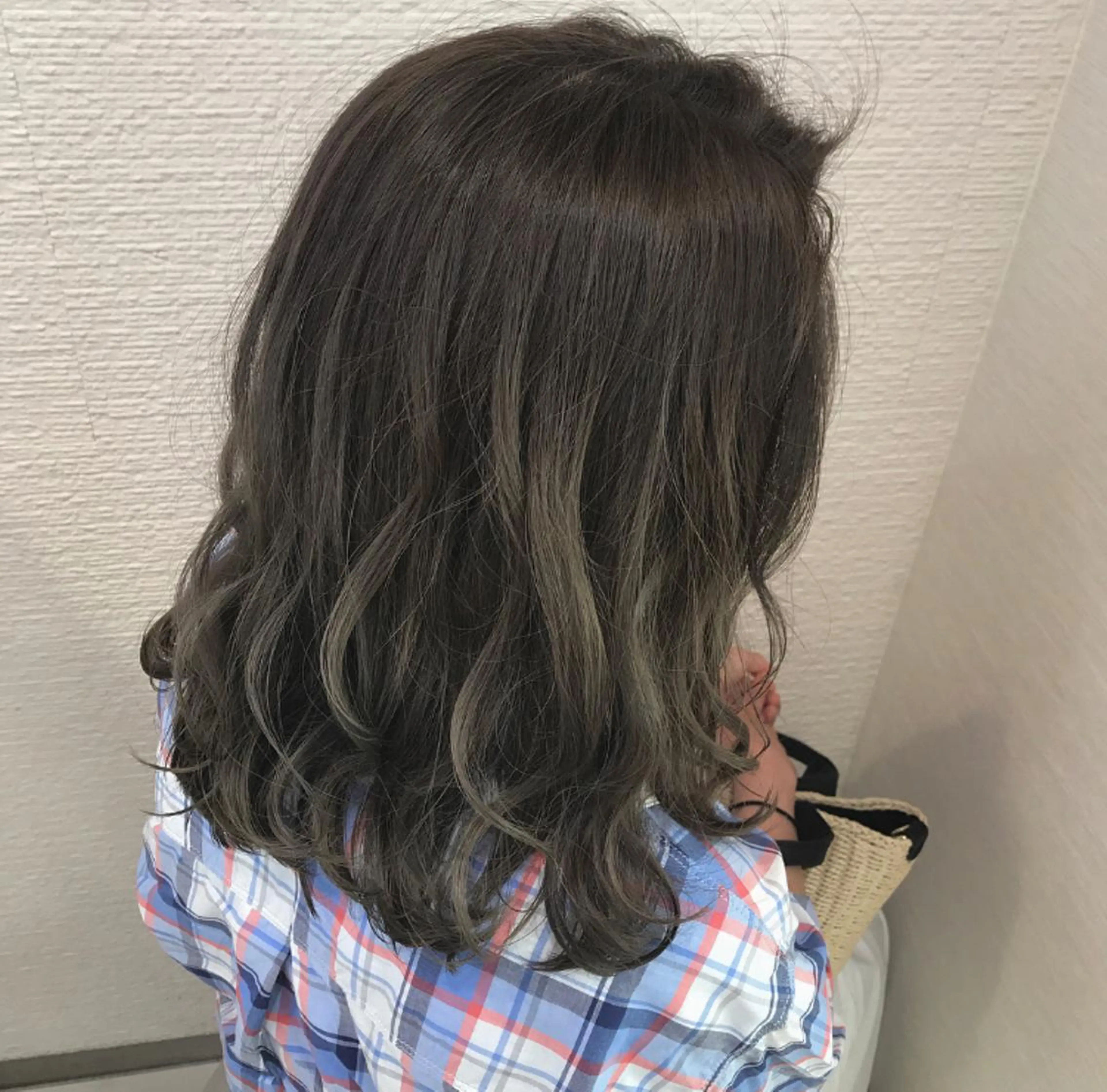 セミロング 韓国ヘア／レイヤー/ 🤍ayumuのヘアスタイル