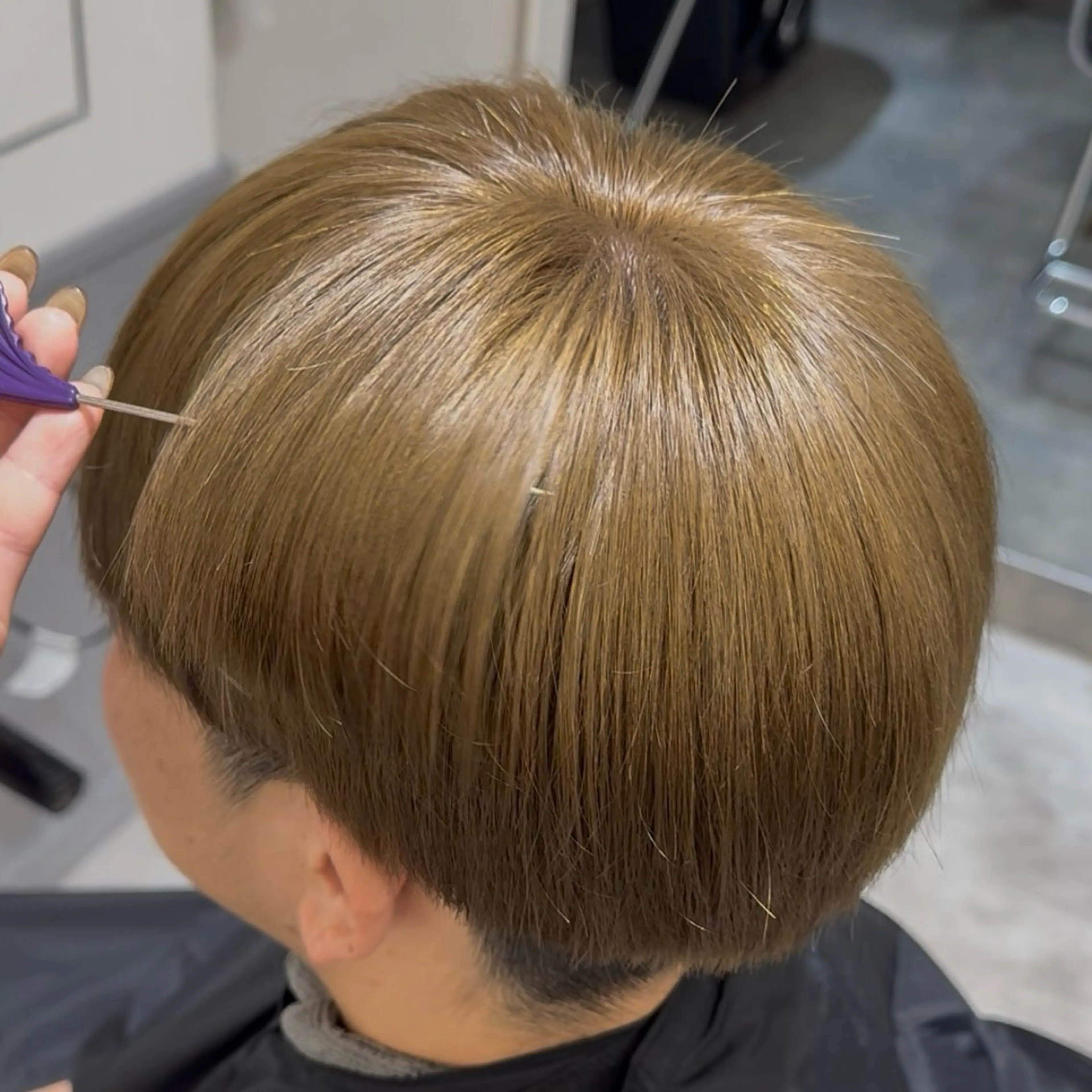 カラー ヘアアレンジ メンズ カット ヘアカラー メンズ/心斎橋/ Momoka💎🫧のヘアスタイル