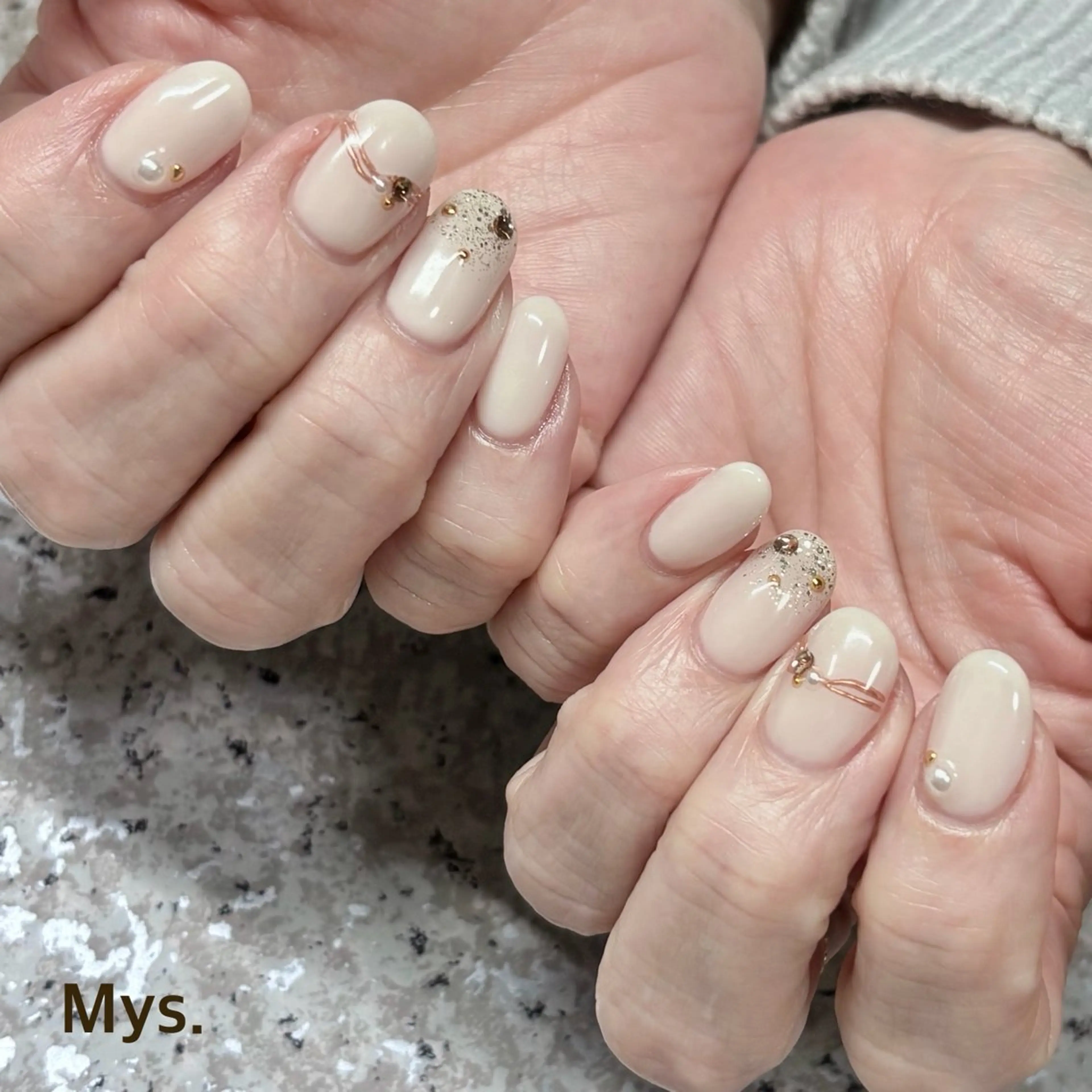 ネイル ハンドネイル Mys. 三上紗紀のネイルデザイン