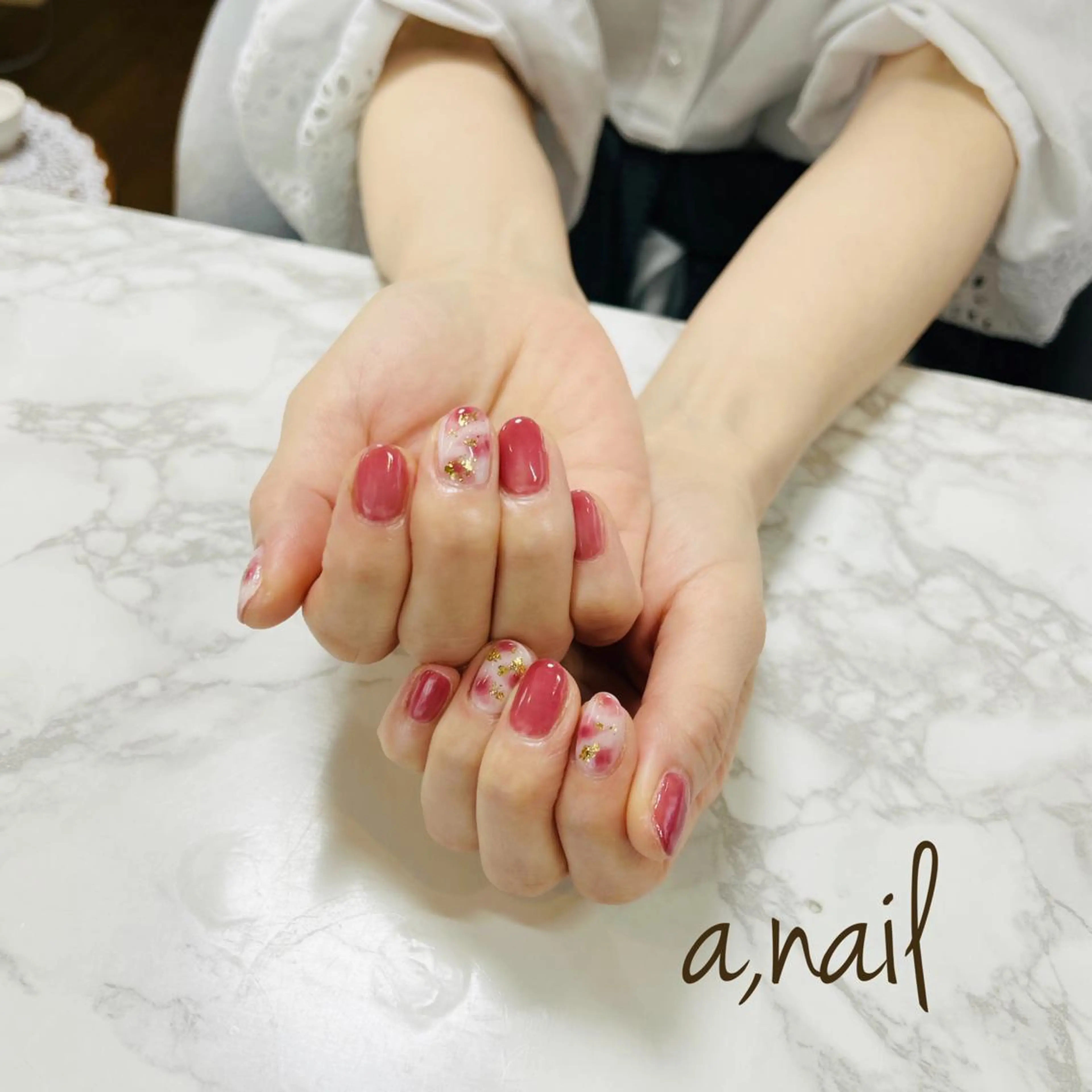 ネイル フットネイル ジェルネイル グラデーション オフィスネイル ワンカラーネイル ハンドネイル ネイルサロン エーネイルのネイルデザイン