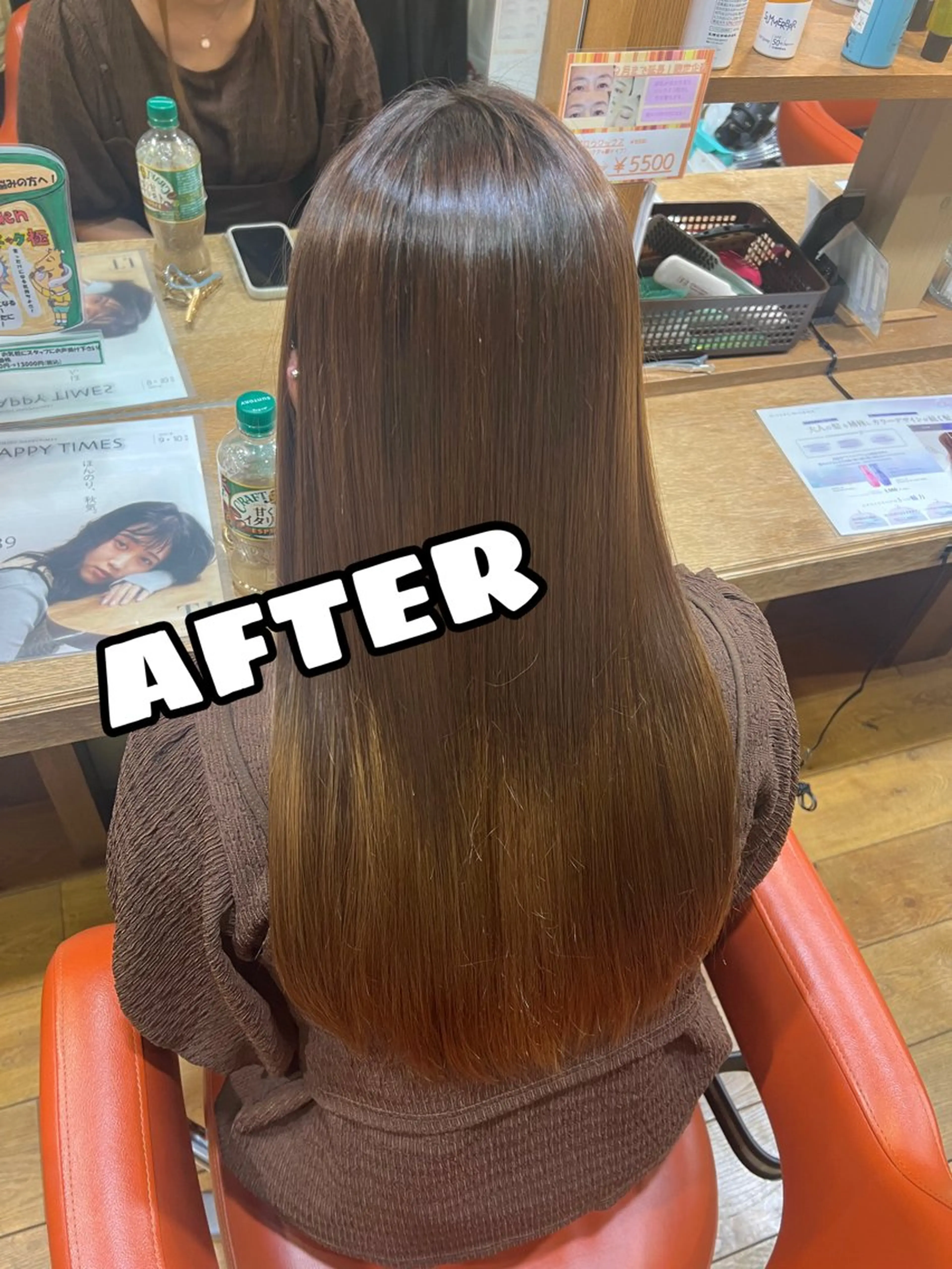 ロング 縮毛矯正 寺澤 ことな👾のヘアスタイル